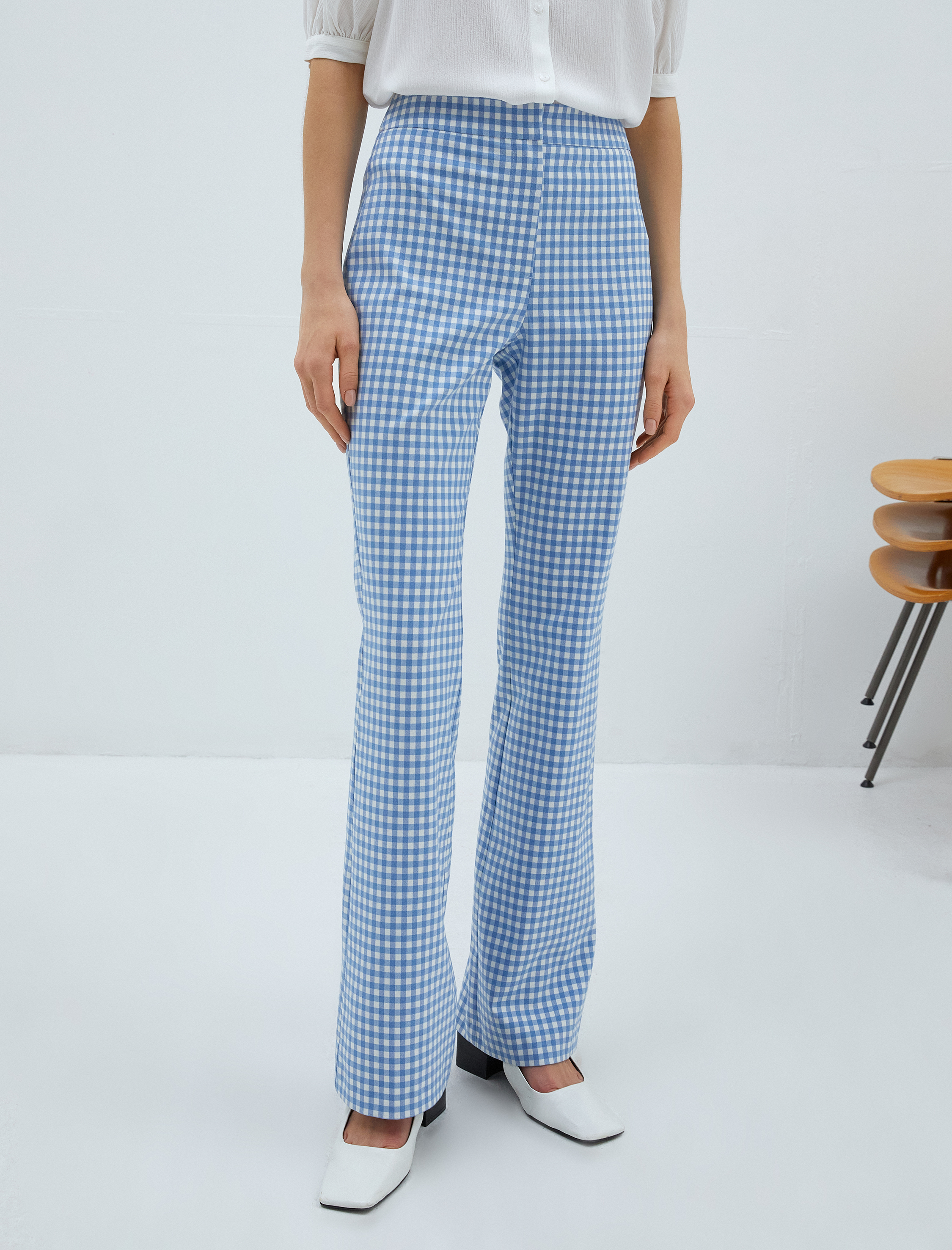   Kumaş İspanyol Paça Pantolon