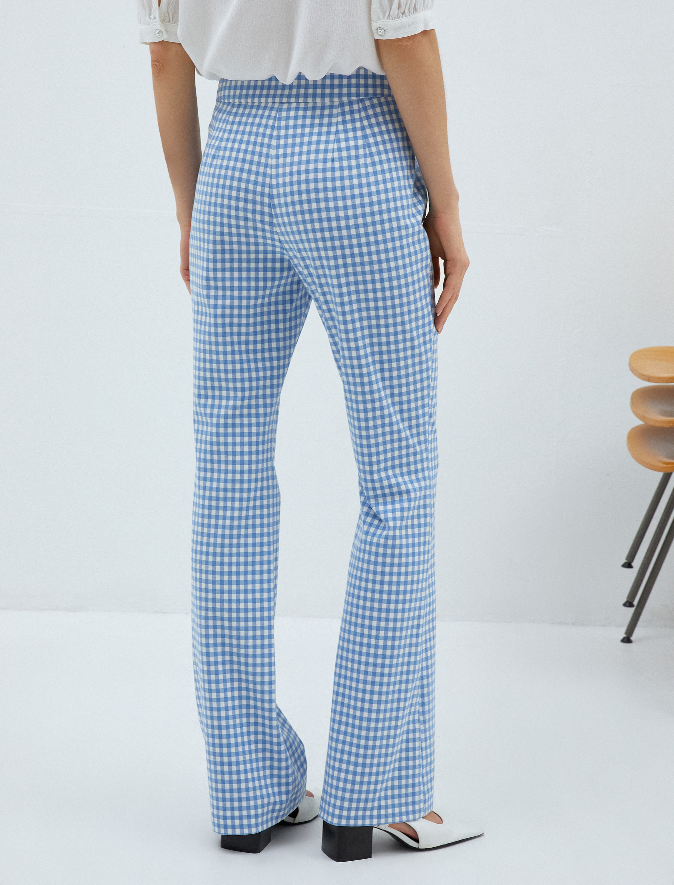   Kumaş İspanyol Paça Pantolon