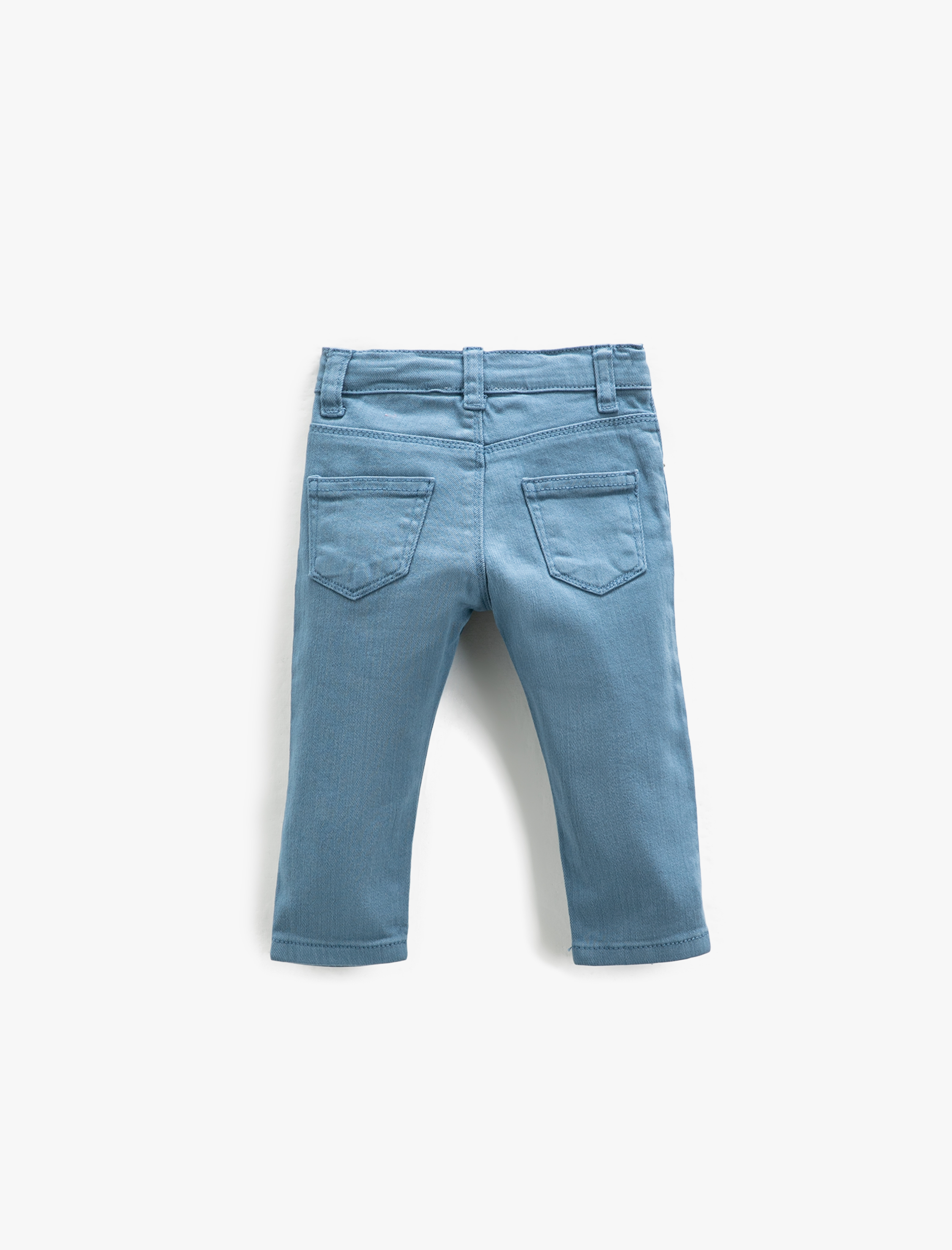 Koton Kot Pantolon Slim Fit Cepli Pamuklu Beli Ayarlanabilir Lastikli. 2