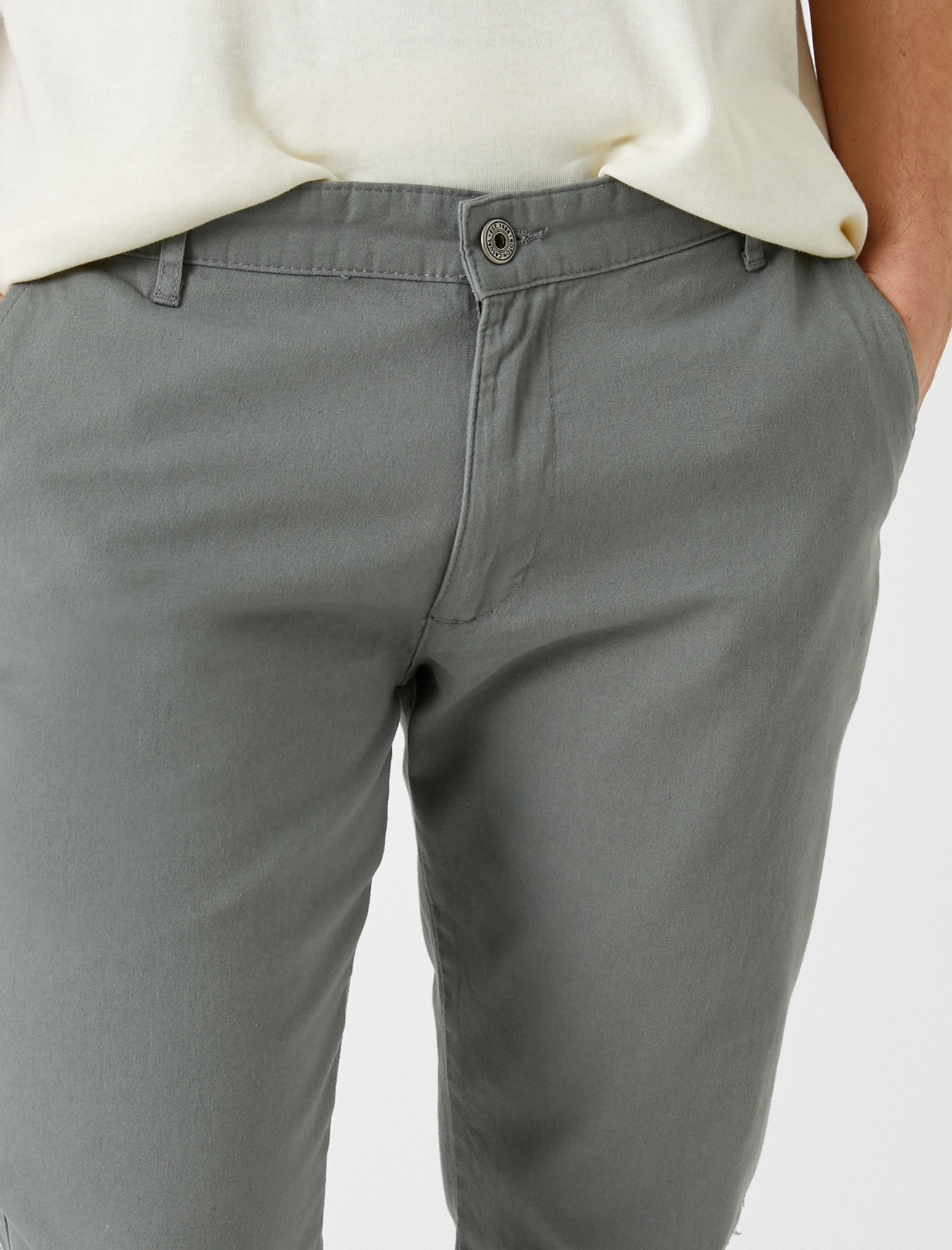   Basic Chino Pantolon Pamuklu