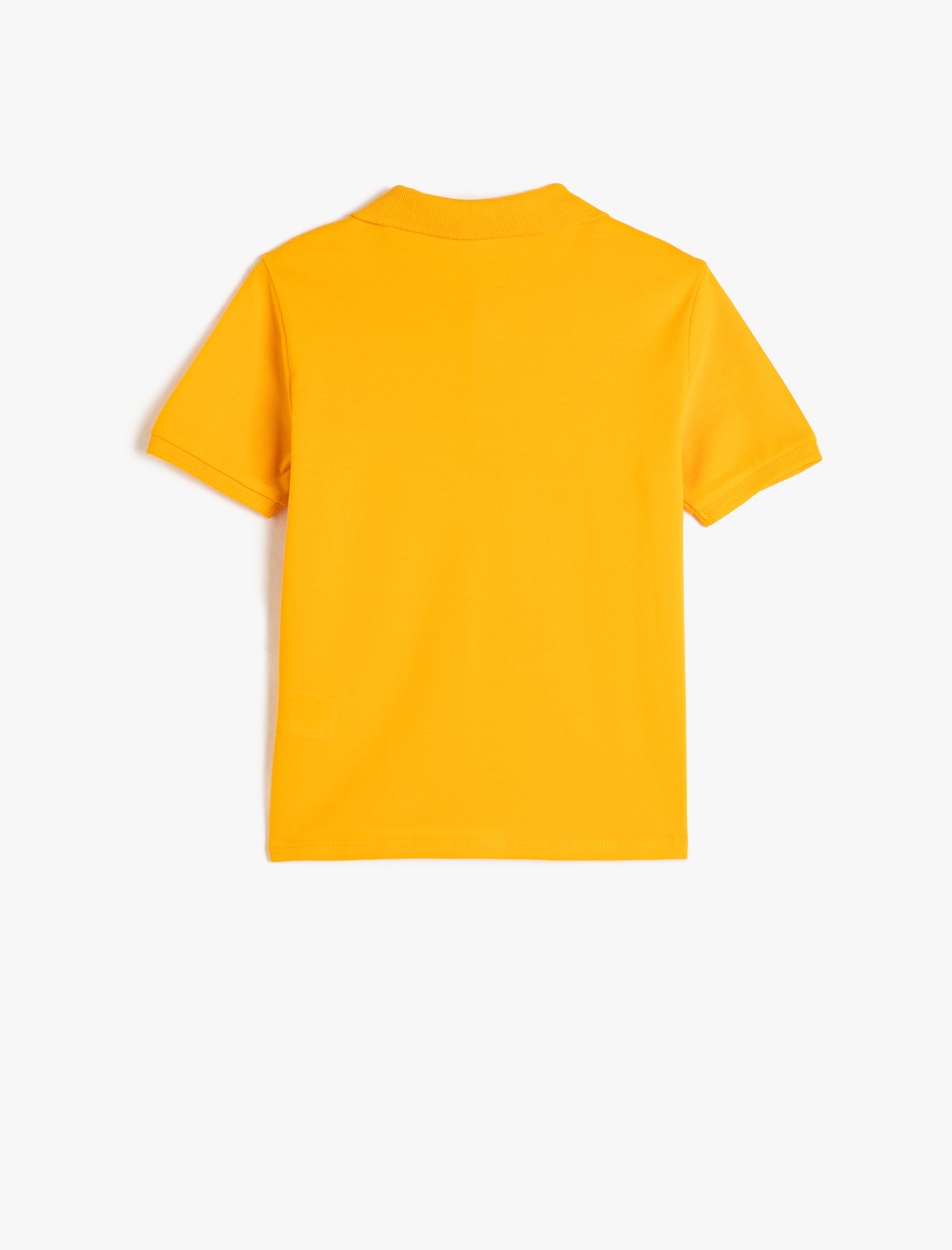  Erkek Çocuk Basic Polo Yaka Tişört Kısa Kollu Düğme Detaylı