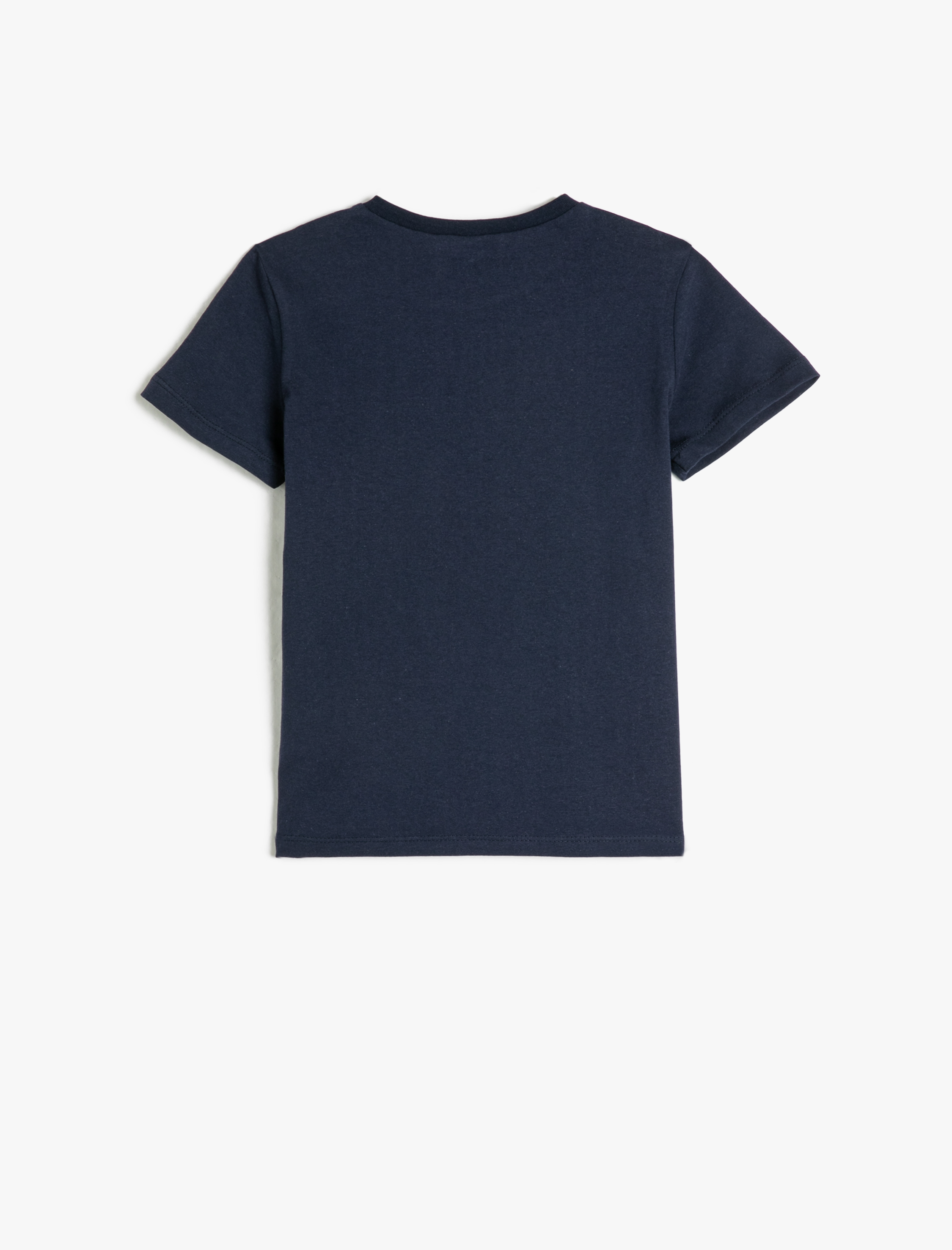  Erkek Çocuk Kaplan Baskılı Kısa Kollu Tişört Bisiklet Yaka Pamuklu