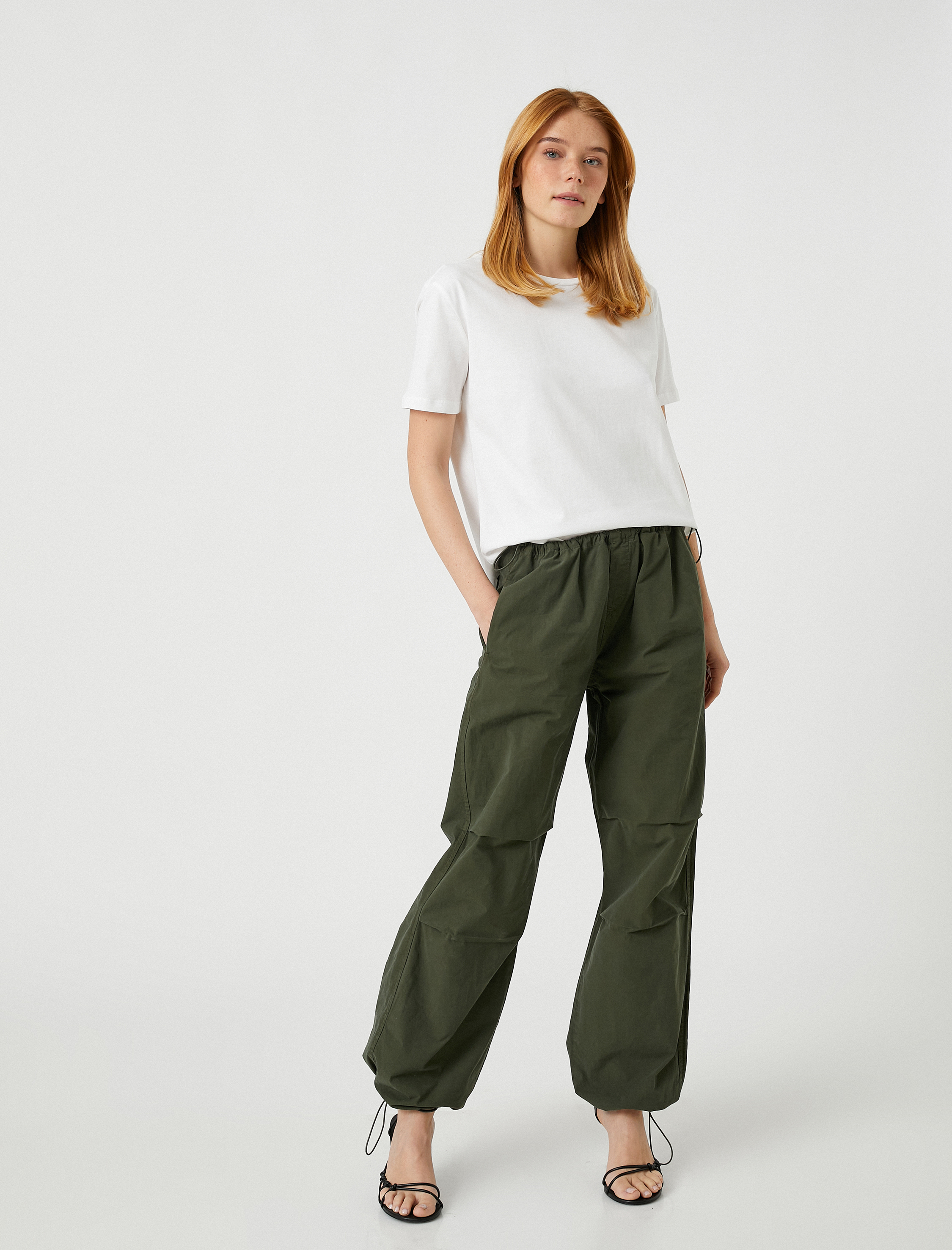   Basic Tişört Pamuklu Bisiklet Yaka Kısa Kollu