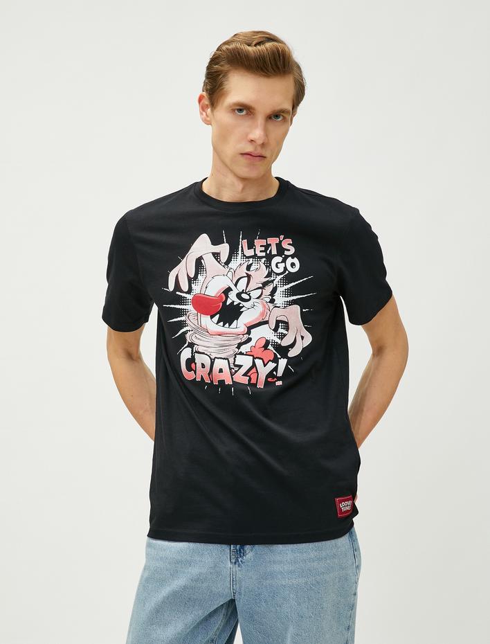  Tazmanya Canavarı Tişört Lisanslı Baskılı Pamuklu