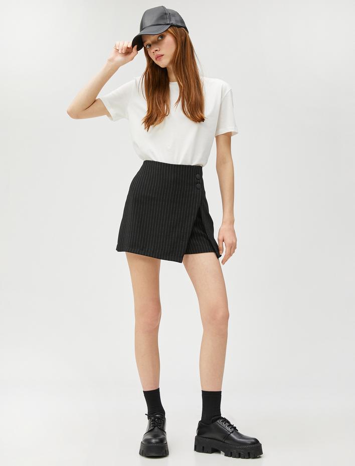  Basic Tişört Kısa Kollu Bisiklet Yaka Pamuklu