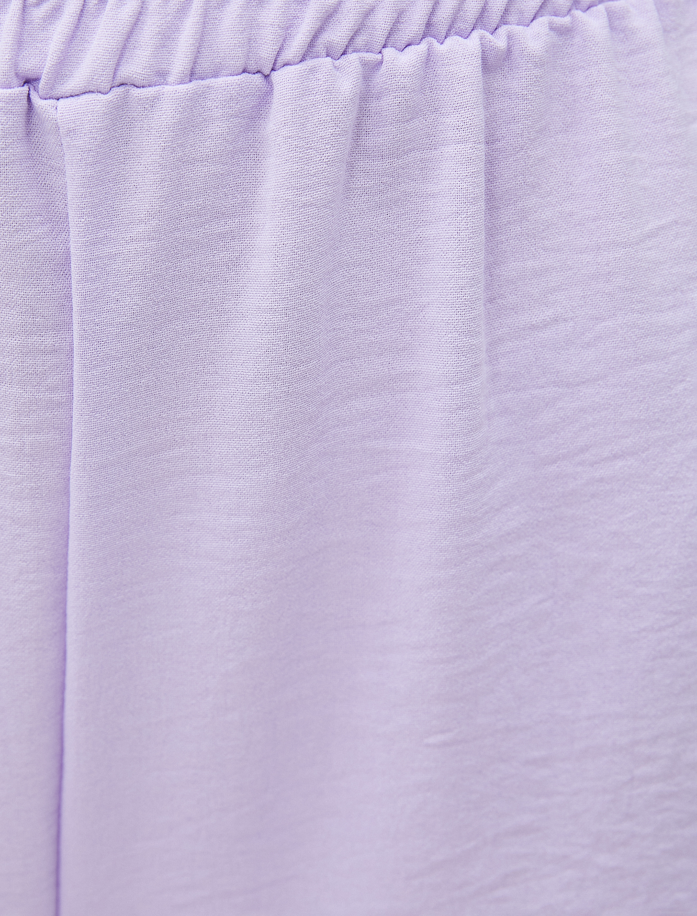   Geniş Paça Pantolon Beli Lastikli Rahat Kesim