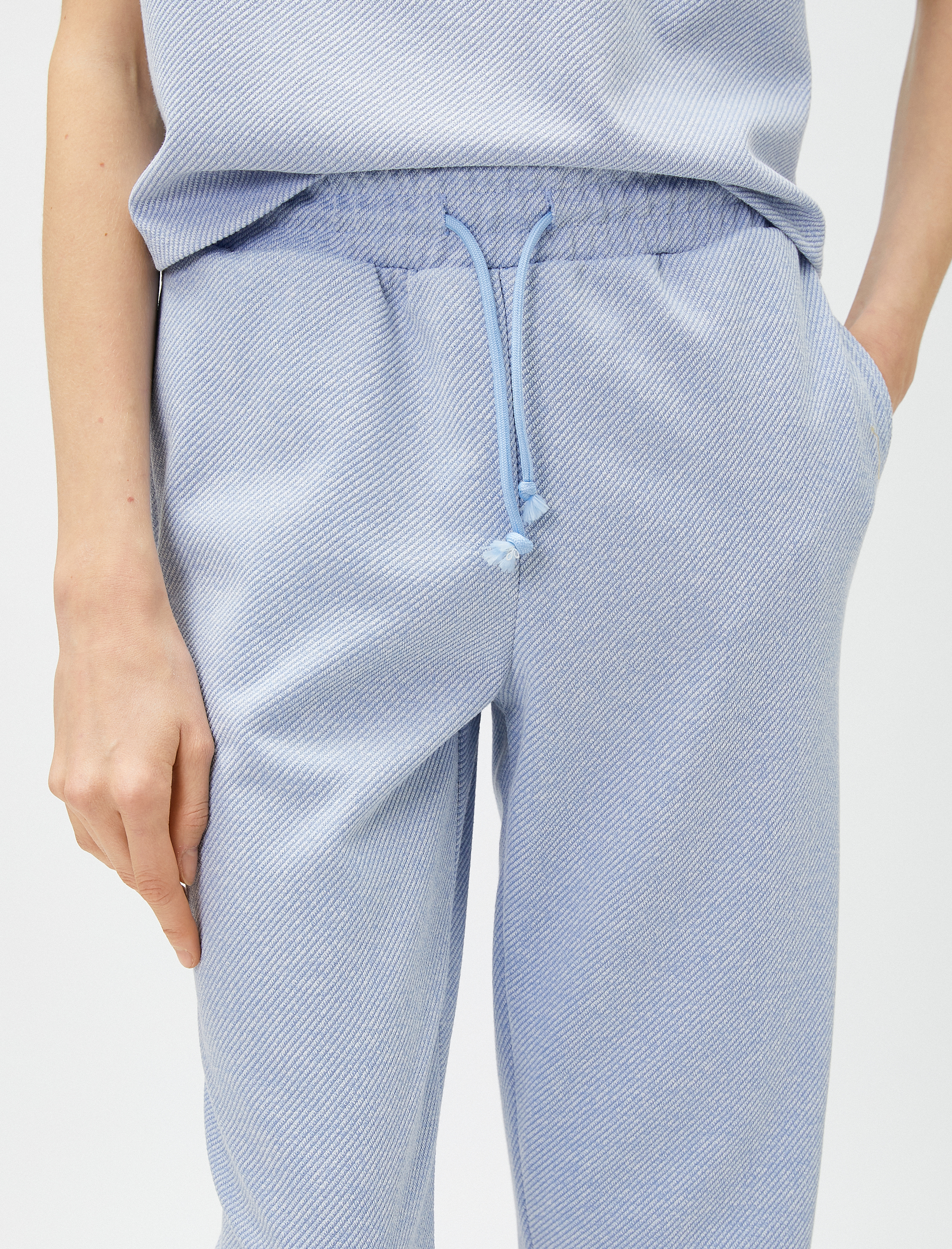   Jogger Eşofman Altı Beli Bağlamalı Cepli