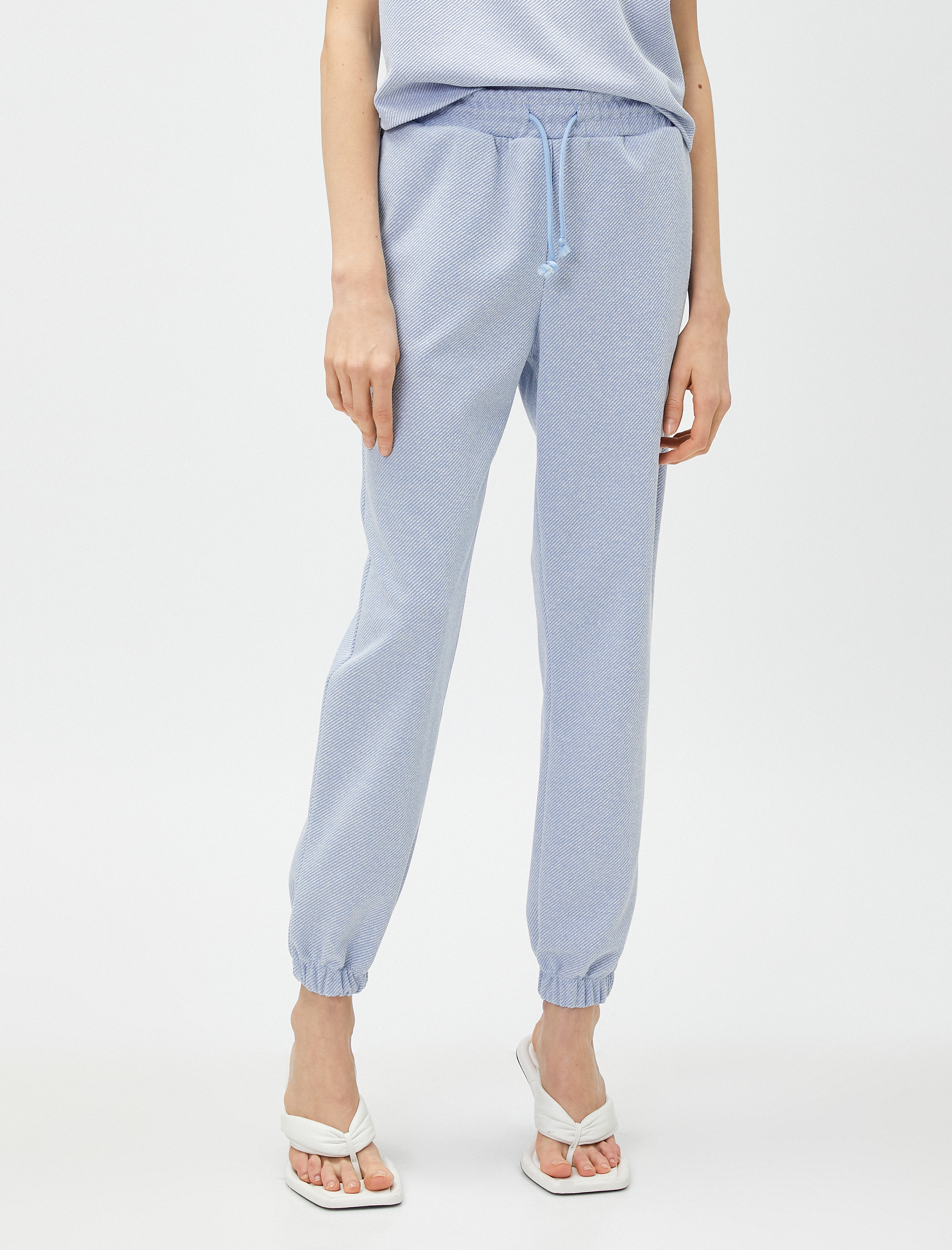   Jogger Eşofman Altı Beli Bağlamalı Cepli