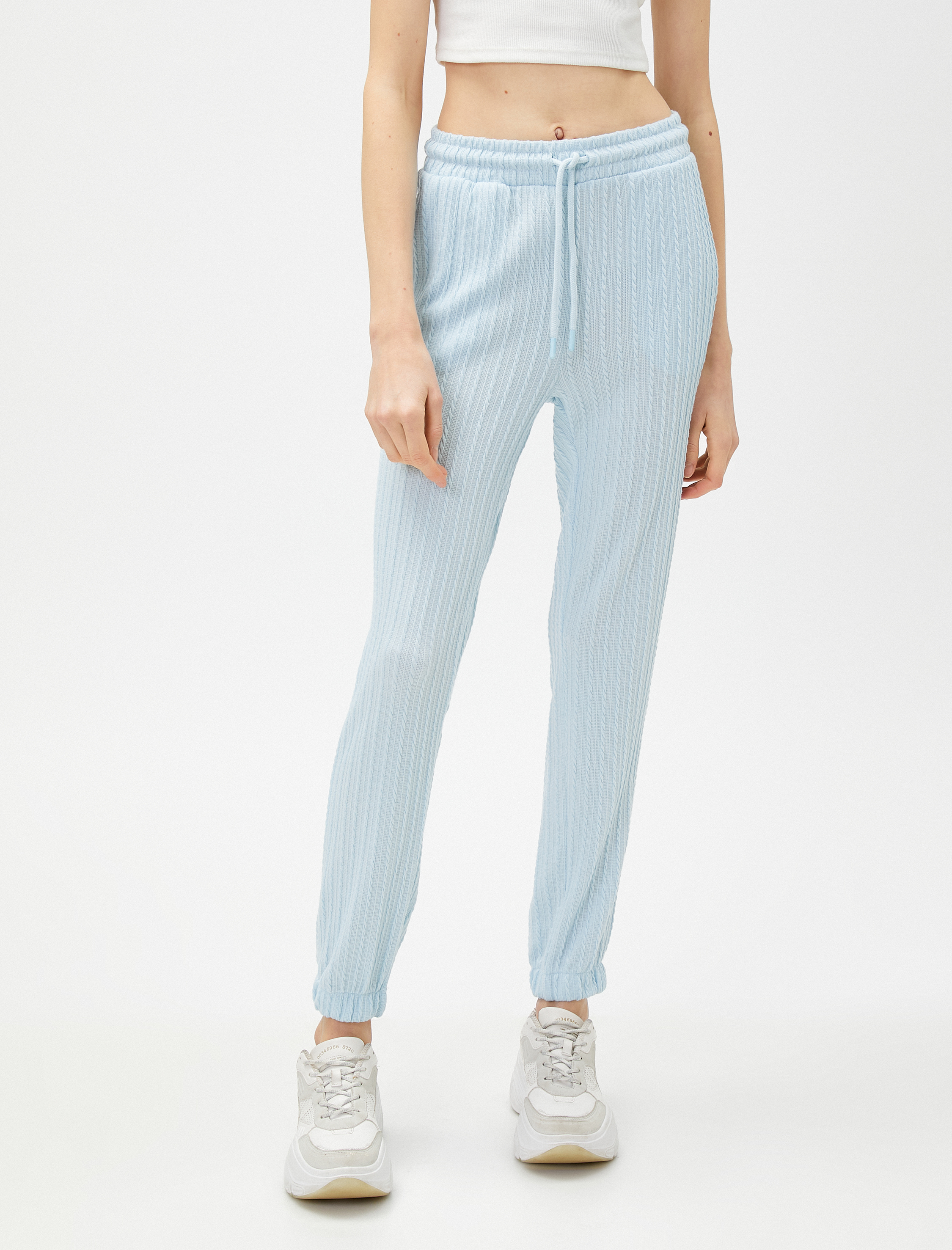   Jogger Eşofman Altı Cepli Beli Bağlamalı