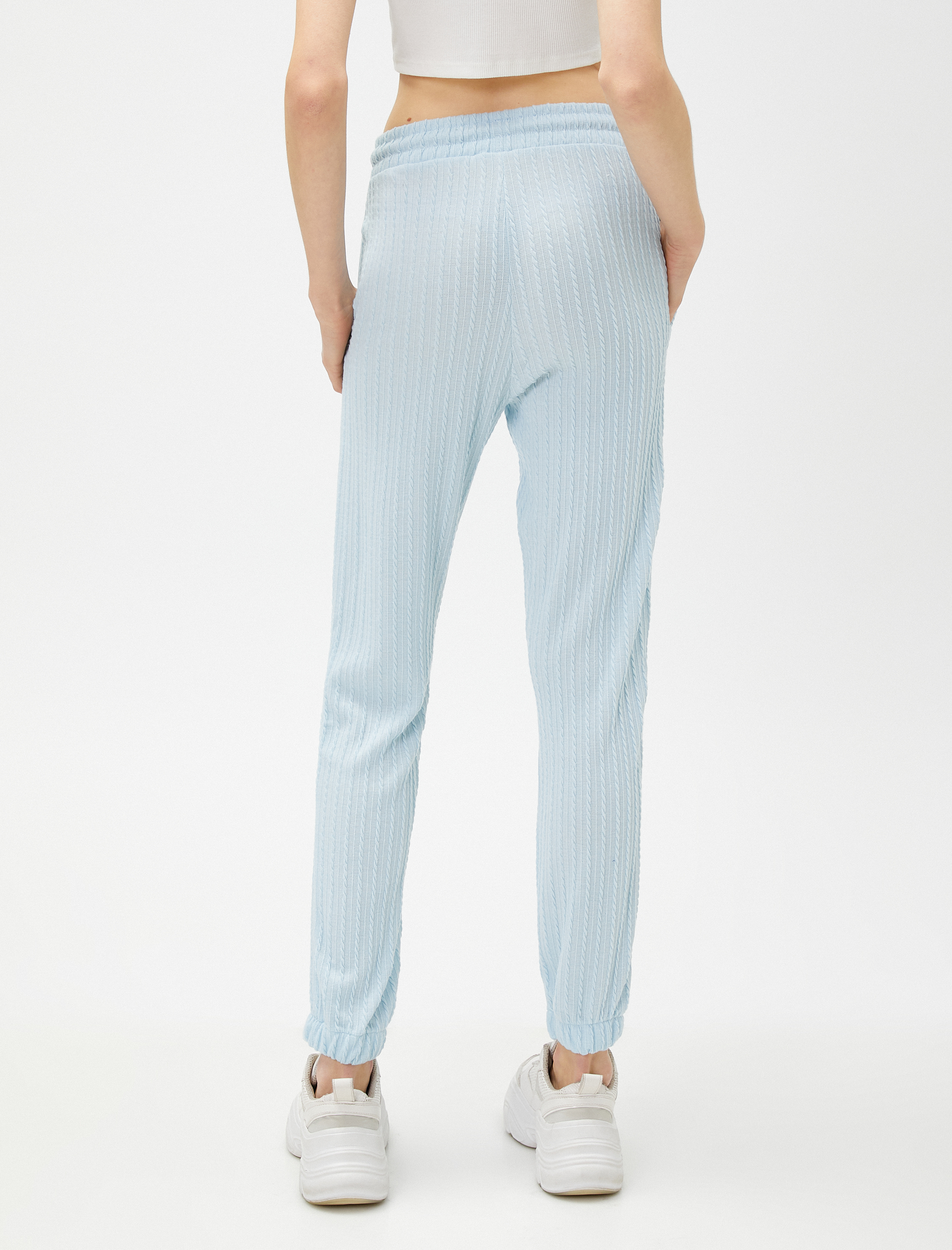   Jogger Eşofman Altı Cepli Beli Bağlamalı