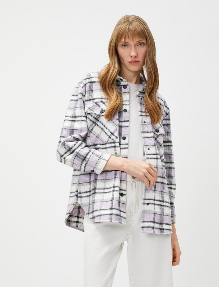  Oduncu Gömleği Cepli Çıtçıtlı