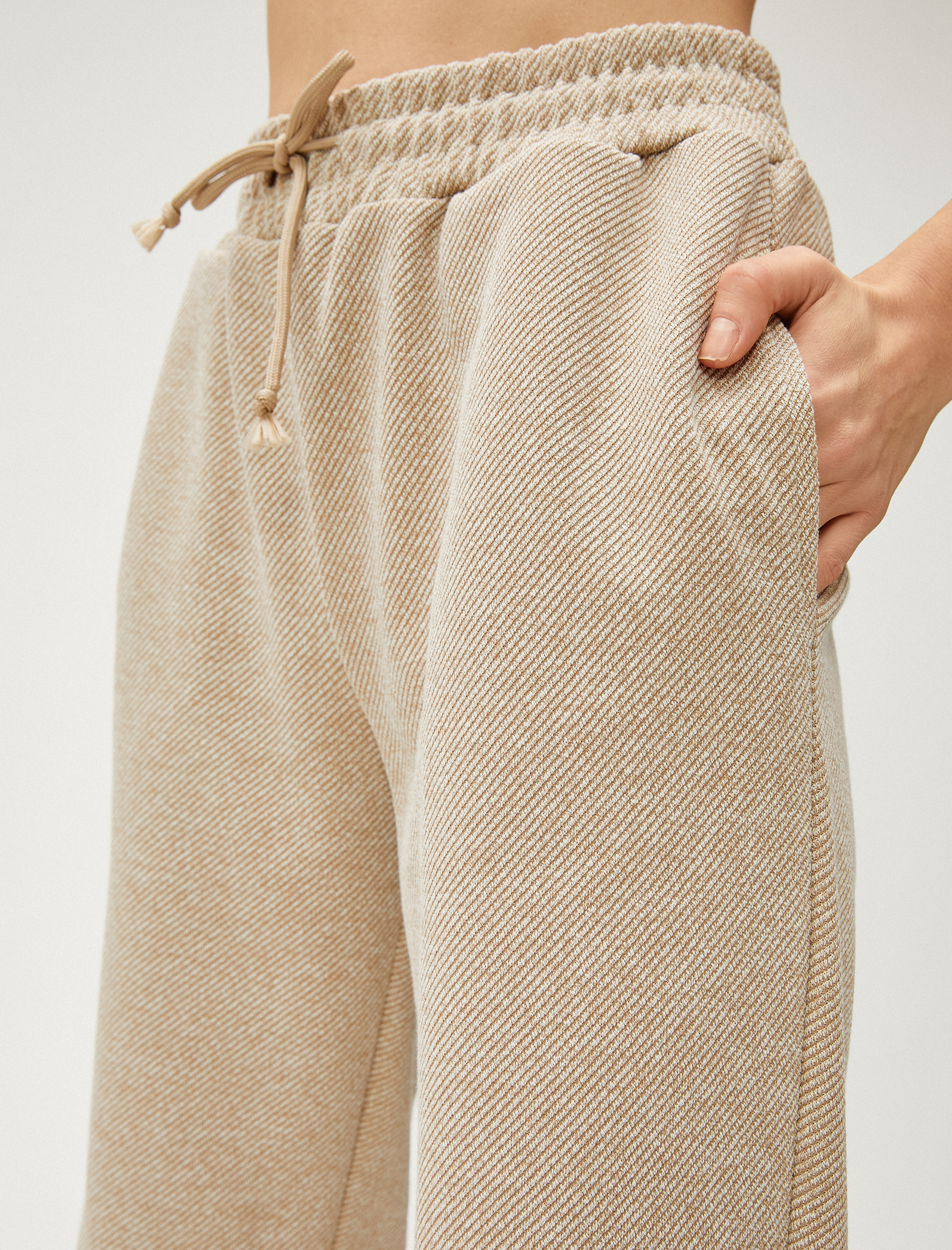   Jogger Eşofman Altı Beli Bağlamalı Cepli