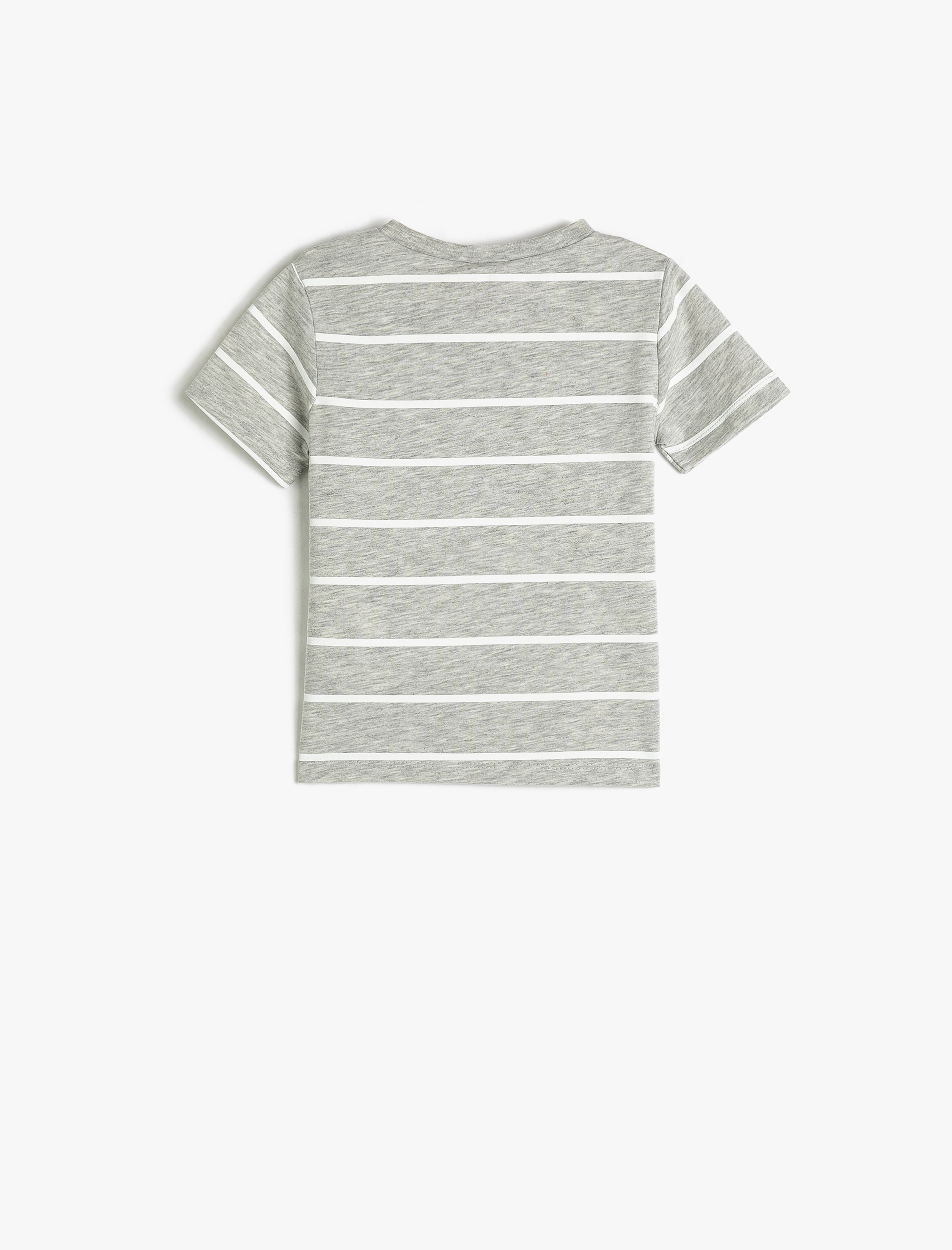  Erkek Bebek Tişört Kısa Kollu Baskılı Bisiklet Yaka