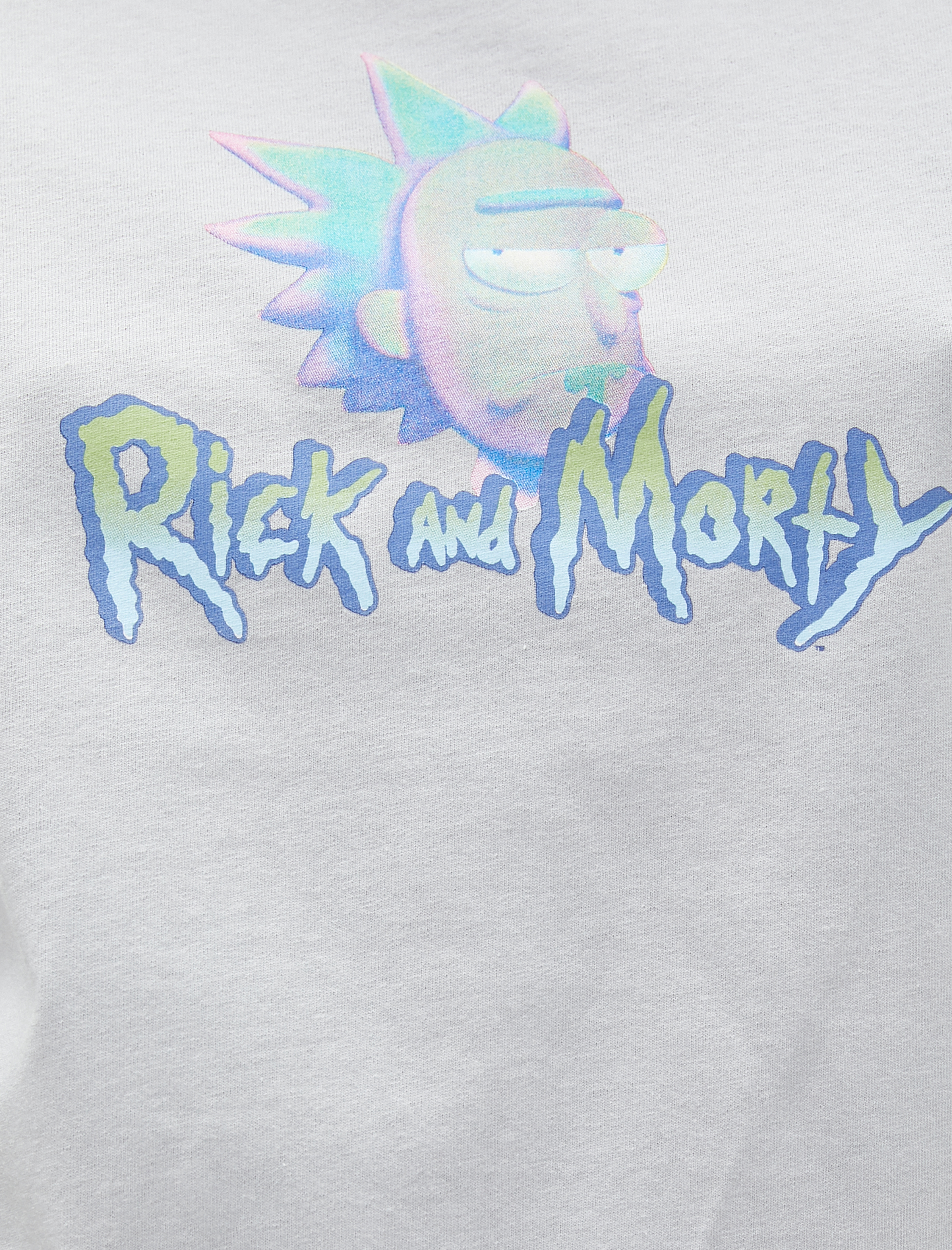   Rick and Mort Tişört Kısa Kollu Bisiklet Yaka Lisanslı