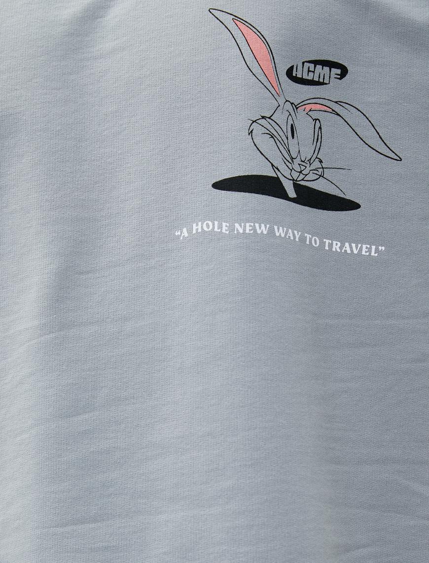   Bugs Bunny Tişört Yarım Kollu Lisanslı Baskılı