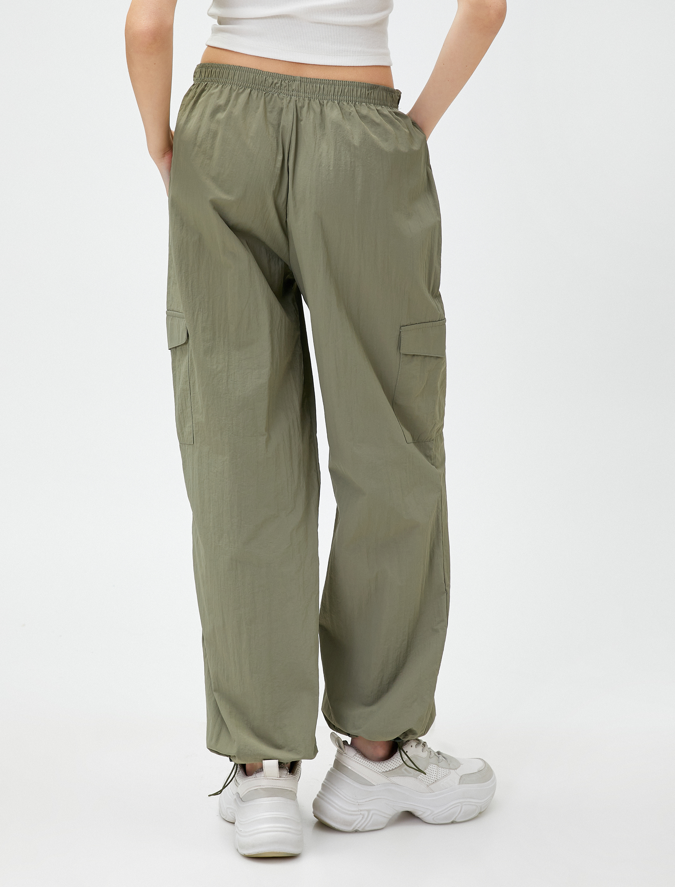   Paraşüt Pantolon Cep Detaylı Stoperli Rahat Kesim