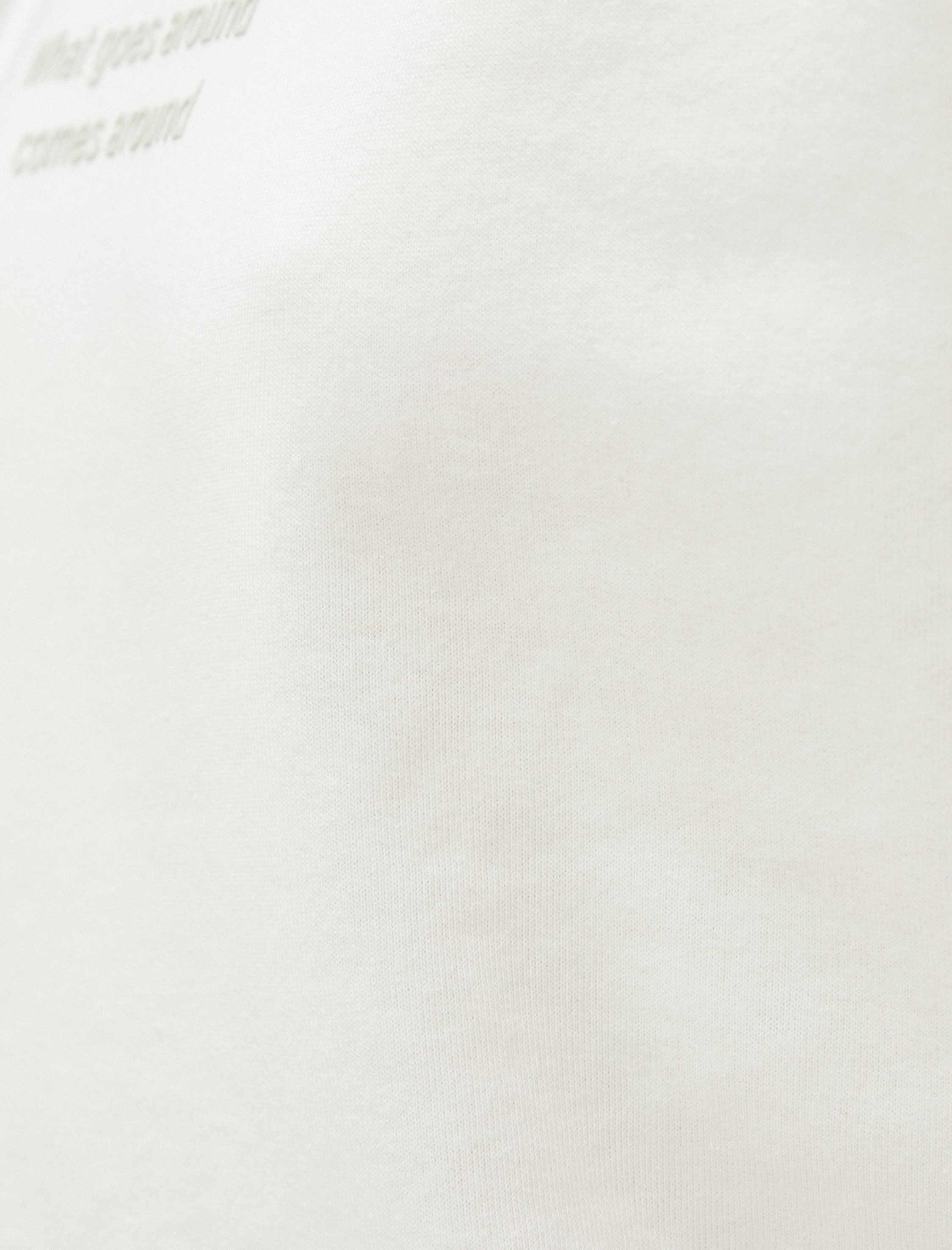   Sırt Detaylı Sweatshirt Yazı Nakışlı