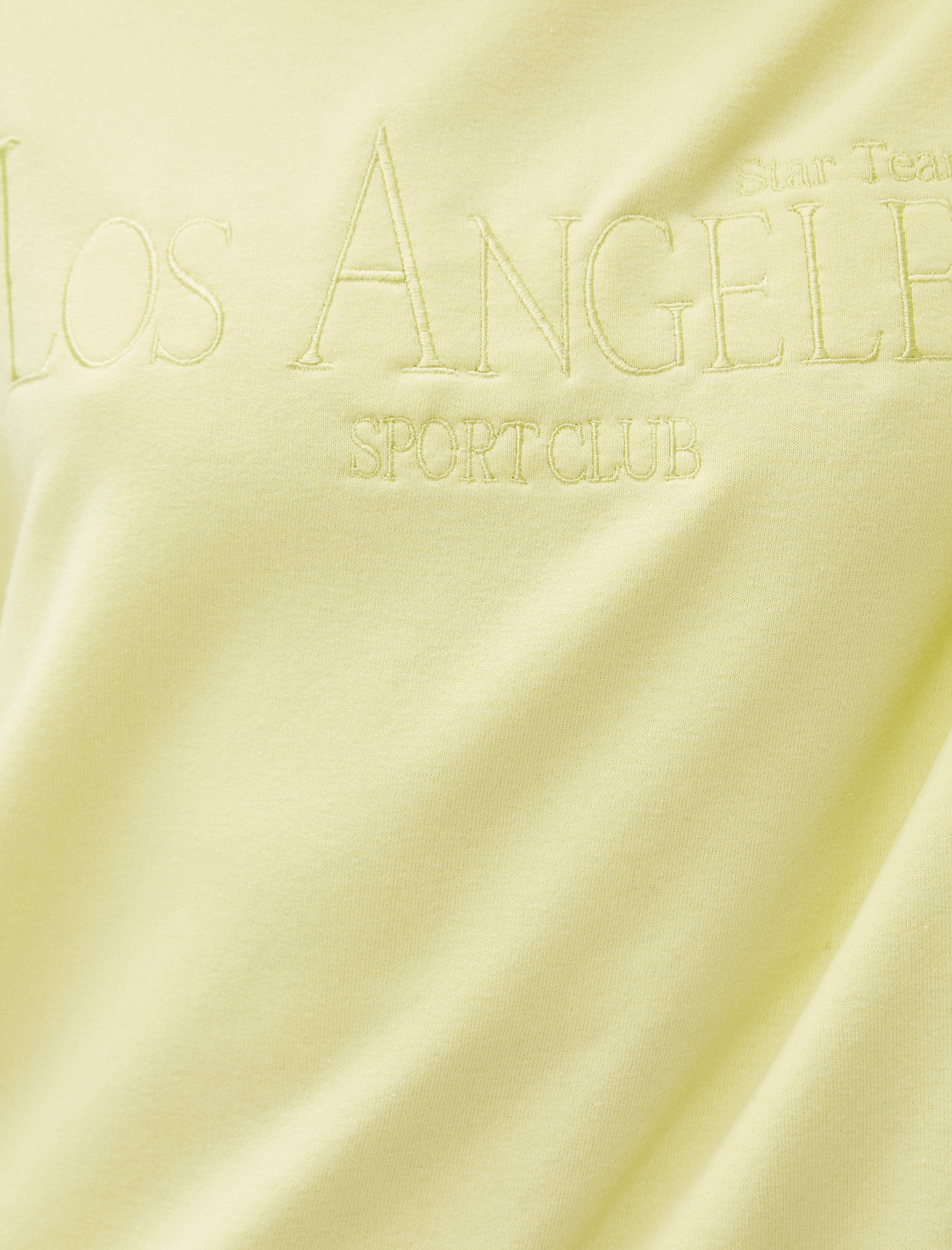   Yazı İşlemeli Sweatshirt Bisiklet Yaka