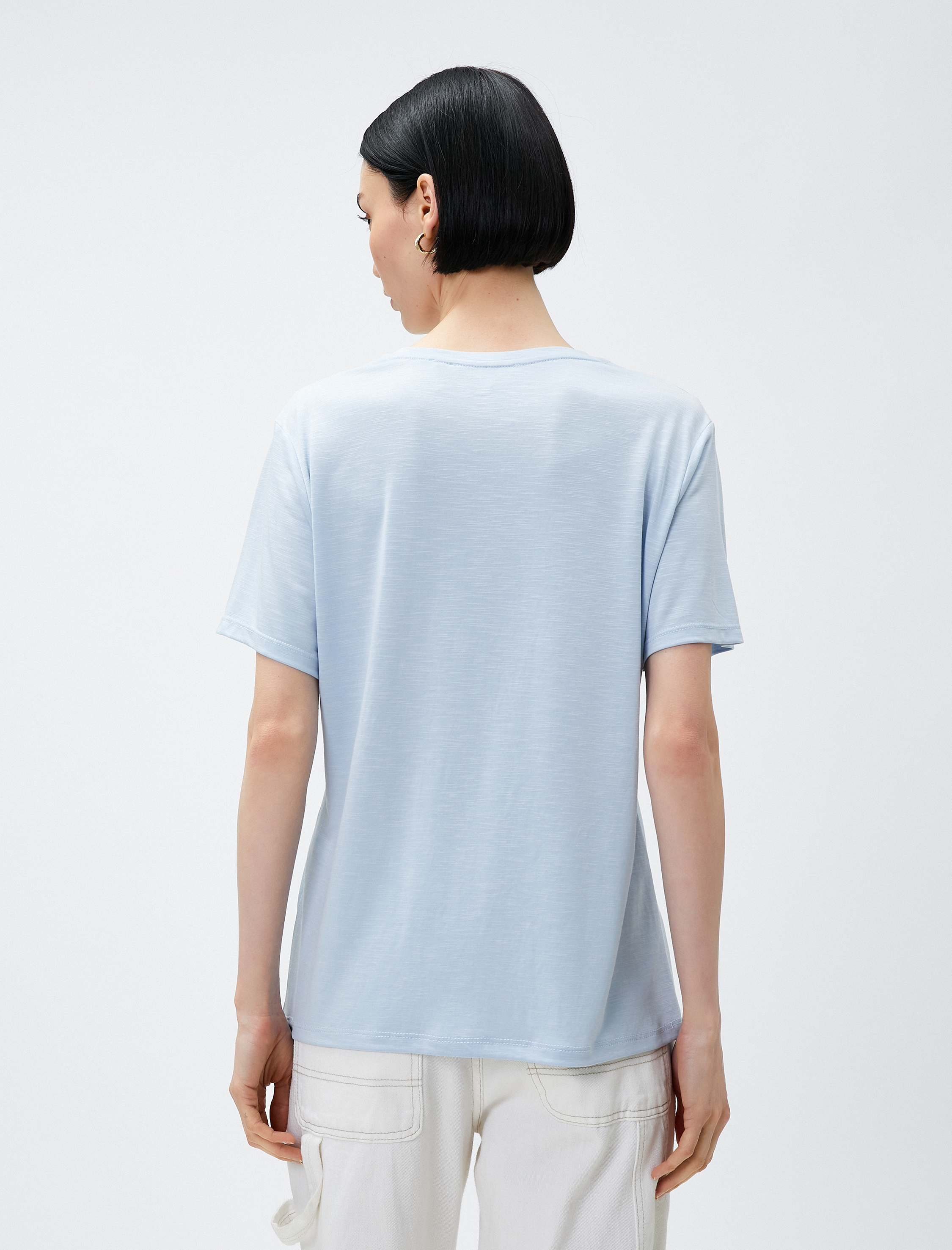 Basic Modal Tişört Kısa Kollu