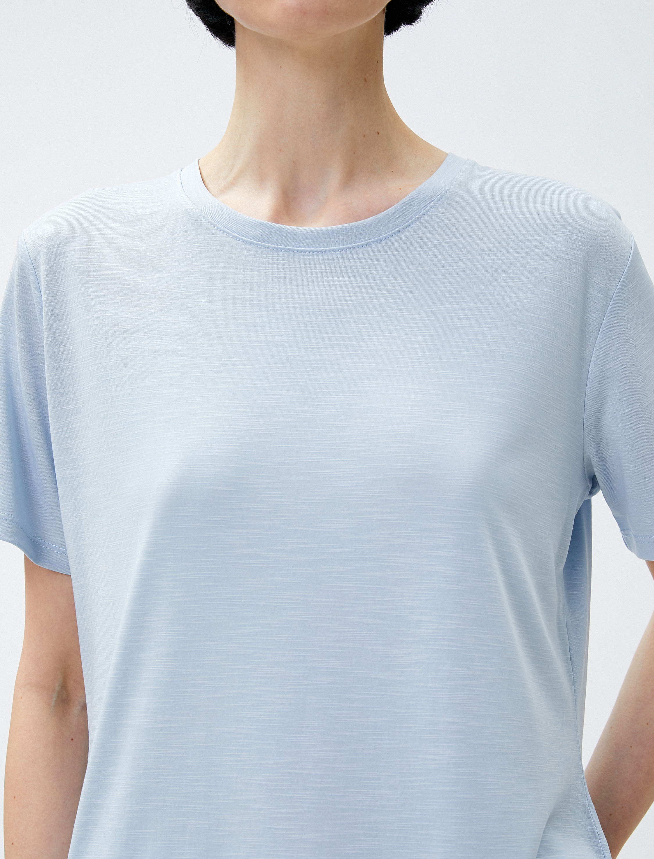 Basic Modal Tişört Kısa Kollu