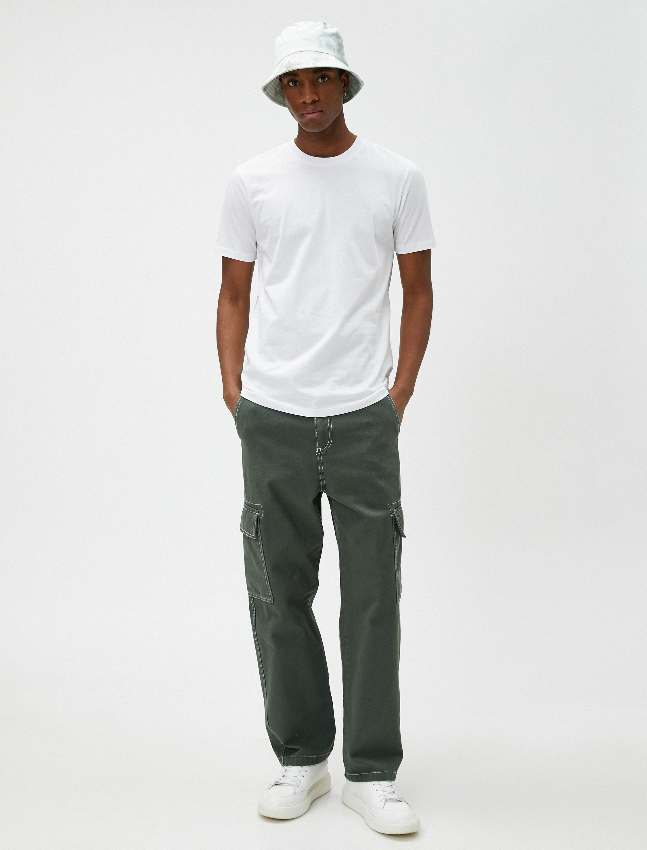   Basic Tişört Bisiklet Yaka Kısa Kollu Dar Kesim