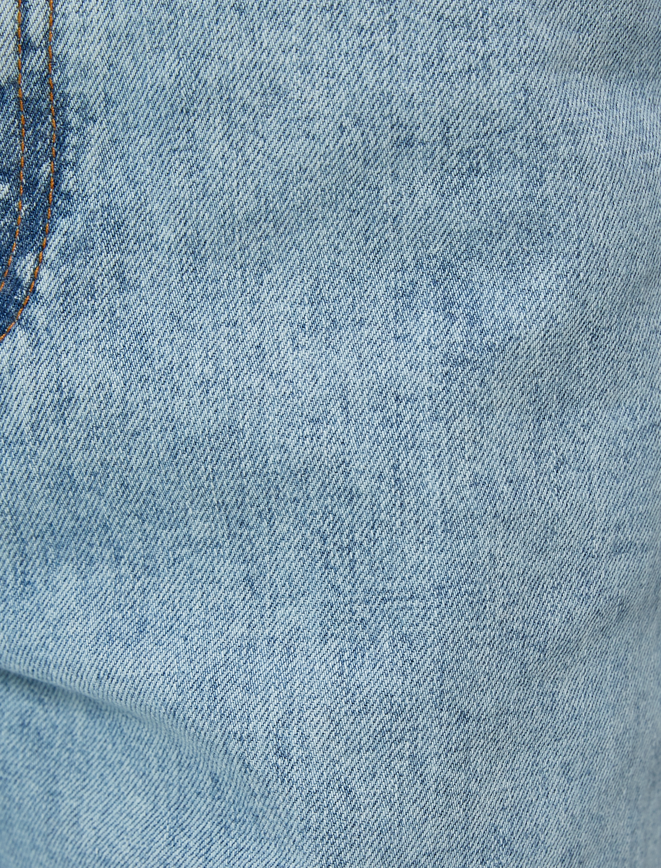   Yüksek Bel Kot Pantolon Hafif Dar Paça - Mom Jeans