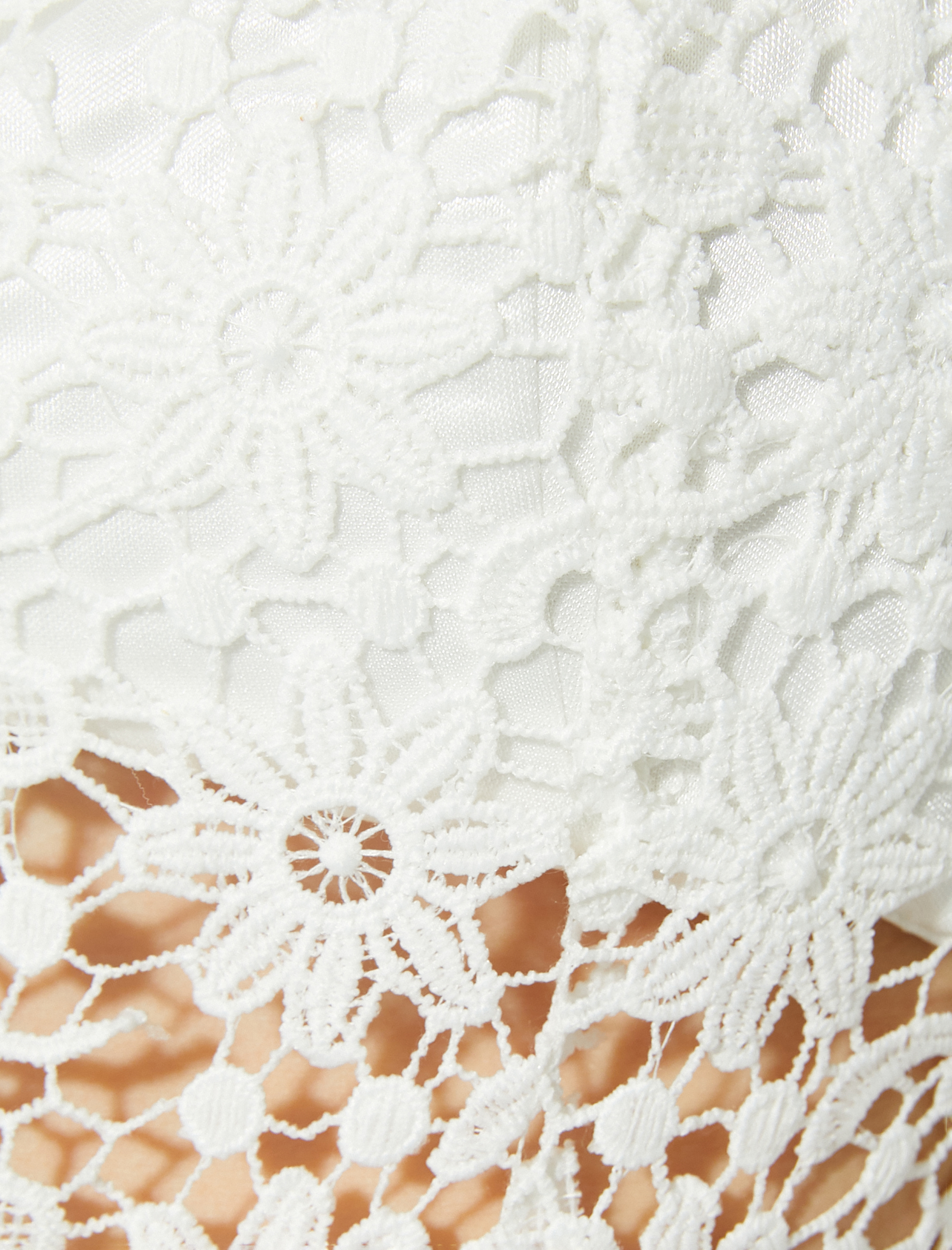 Koton Dantelli Bridal Elbise Askılı Kare Yaka Katlı. 6
