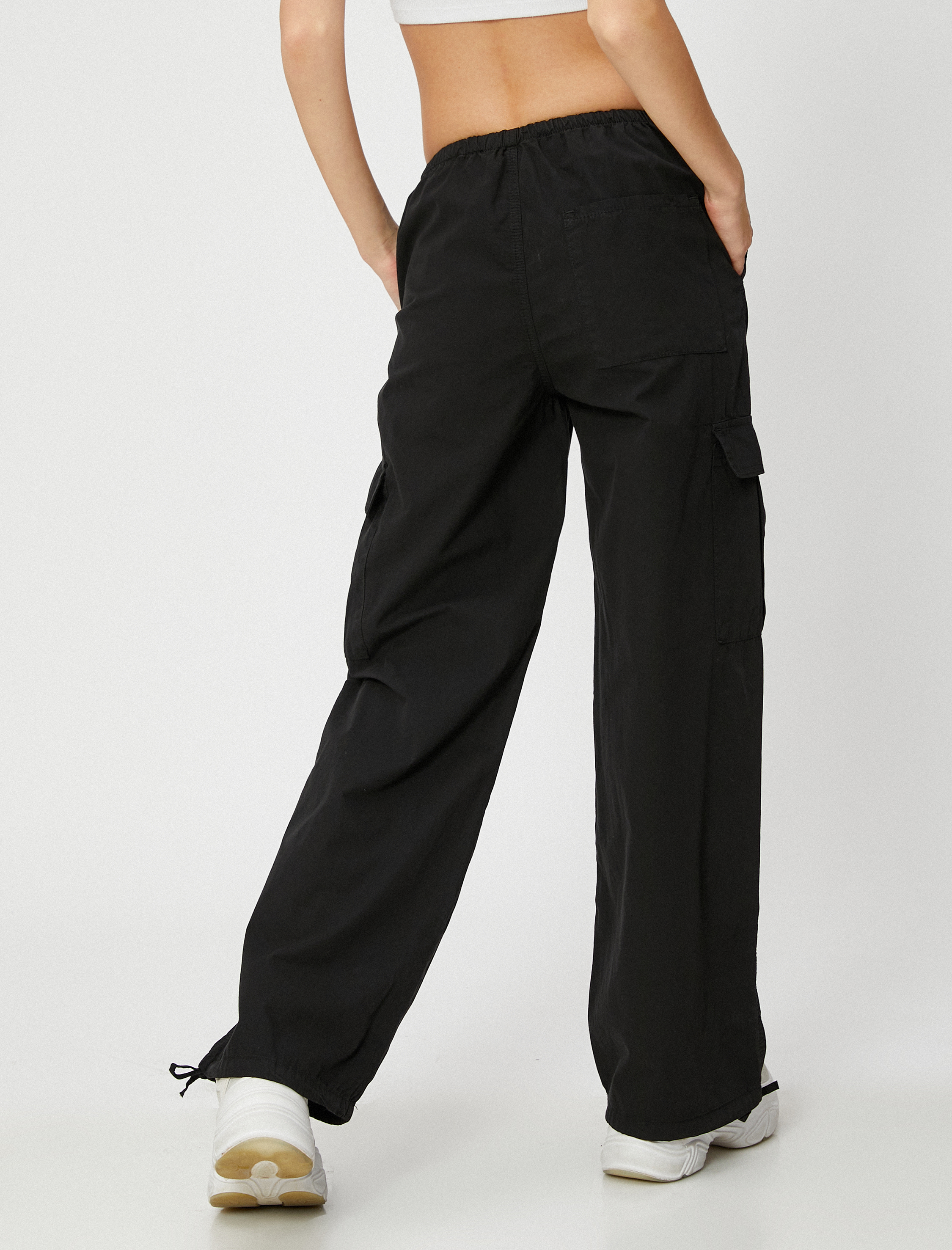   Paraşüt Pantolon Kargo Cep Detaylı Stoperli