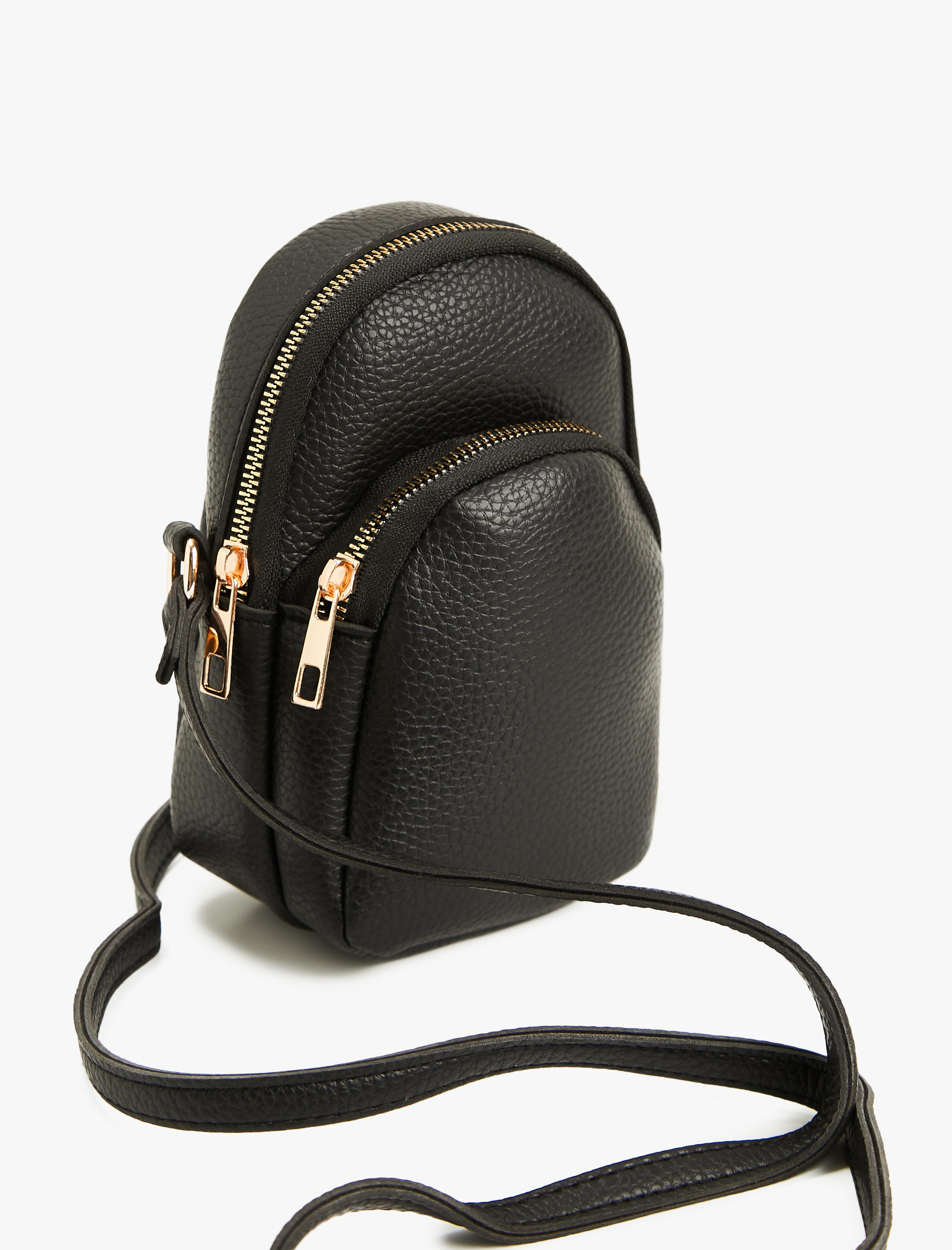  Kadın Mini Omuz Çantası Fermuarlı