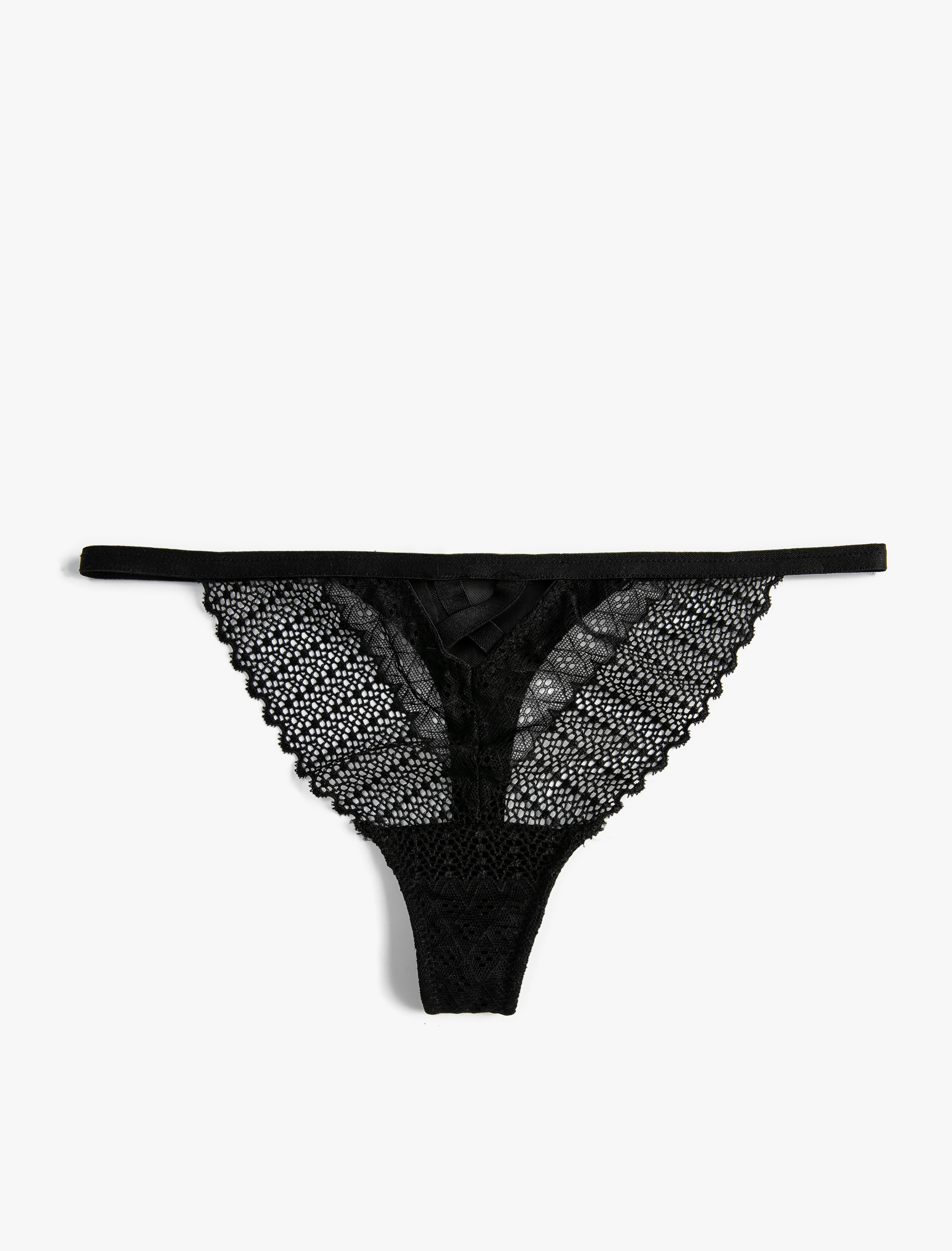   Dantelli String Külot Çiçekli