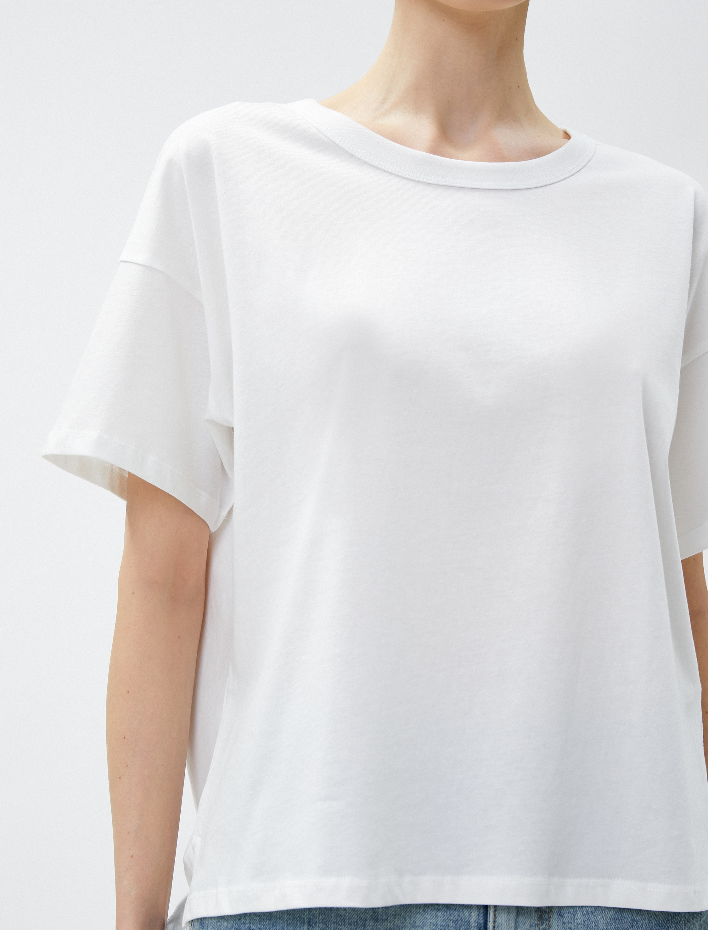   Relax Fit Tişört Pamuklu Kısa Kollu