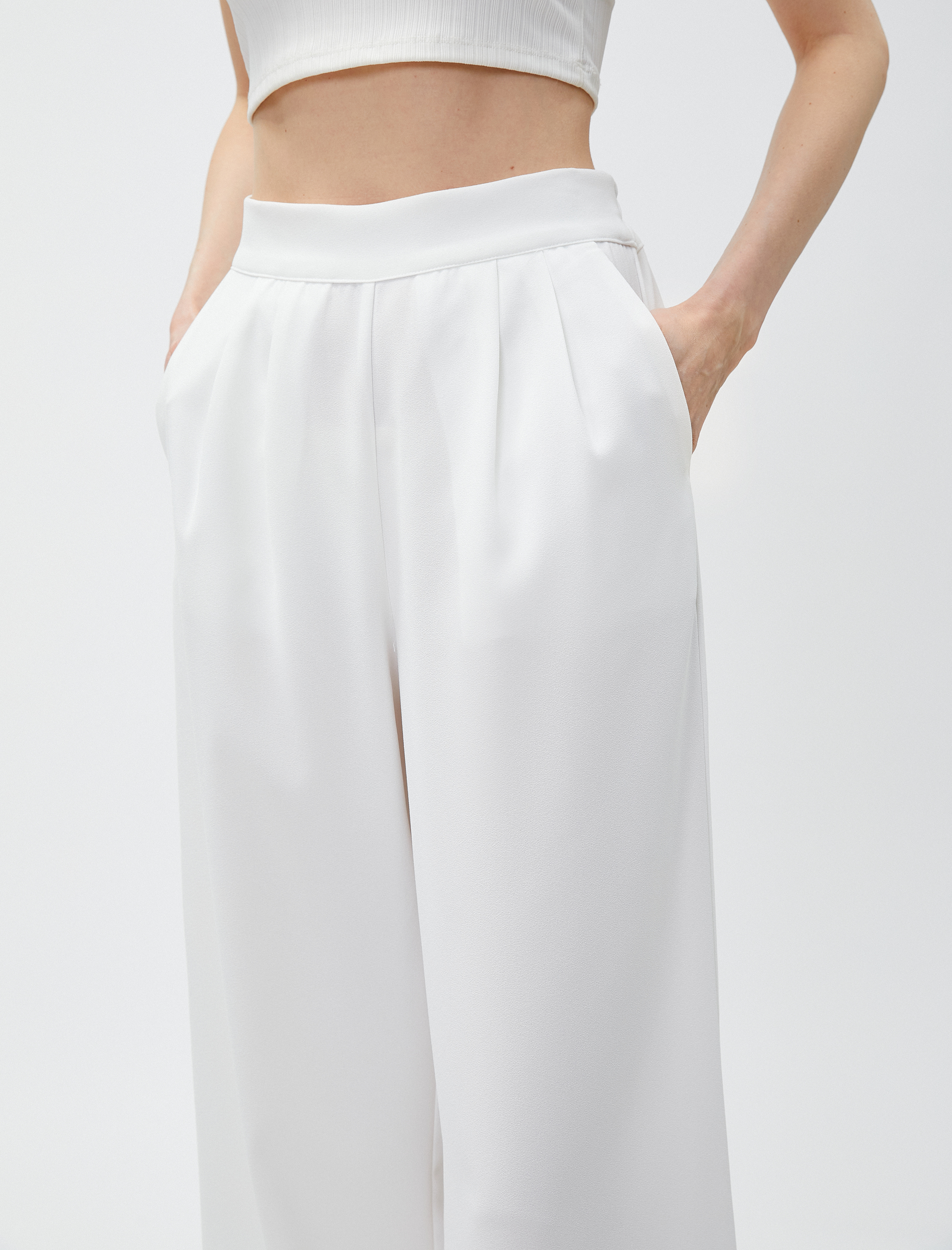   Bol Paça Pantolon Cepli Beli Lastikli