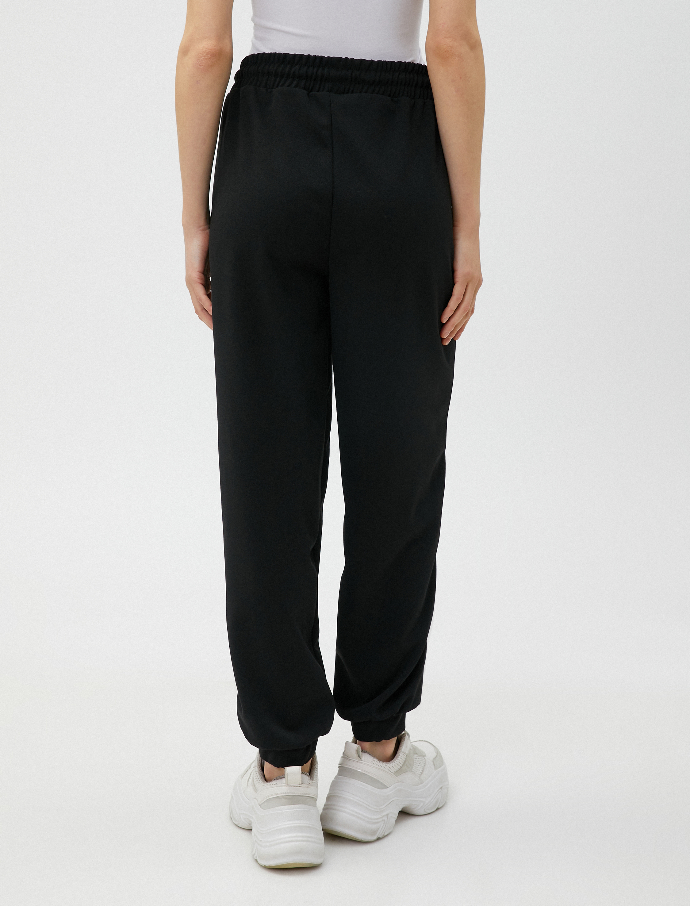   Beli Bağlamalı Jogger Eşofman Altı Cepli