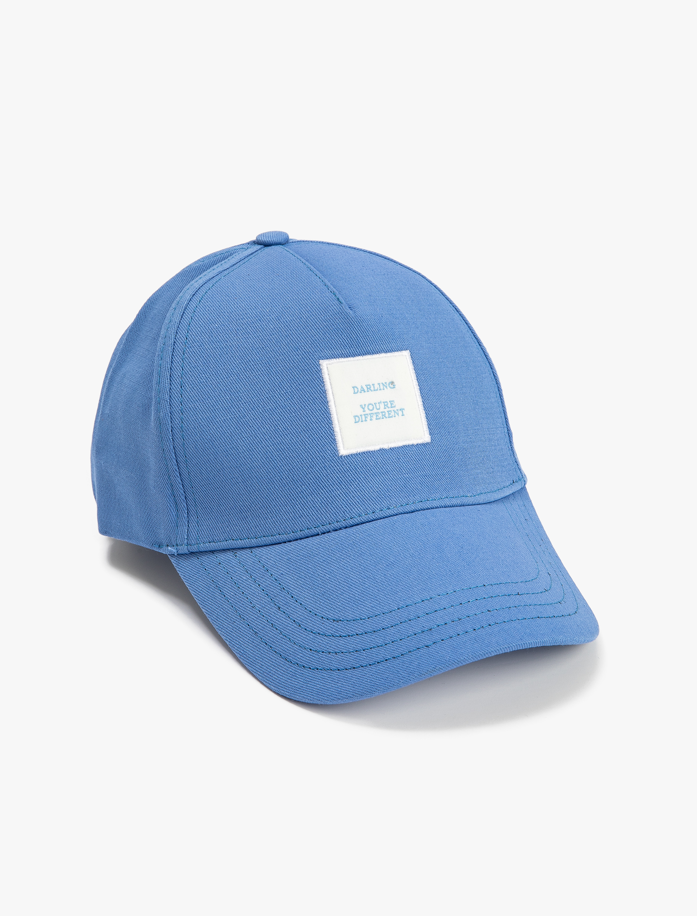 Koton Cap Şapka Etiket Detaylı Nakışlı Pamuklu. 1