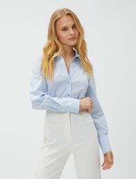 Slim Fit Gömlek Uzun Kollu Pamuklu