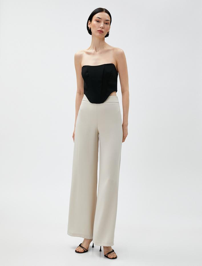  Palazzo Kumaş Pantolon