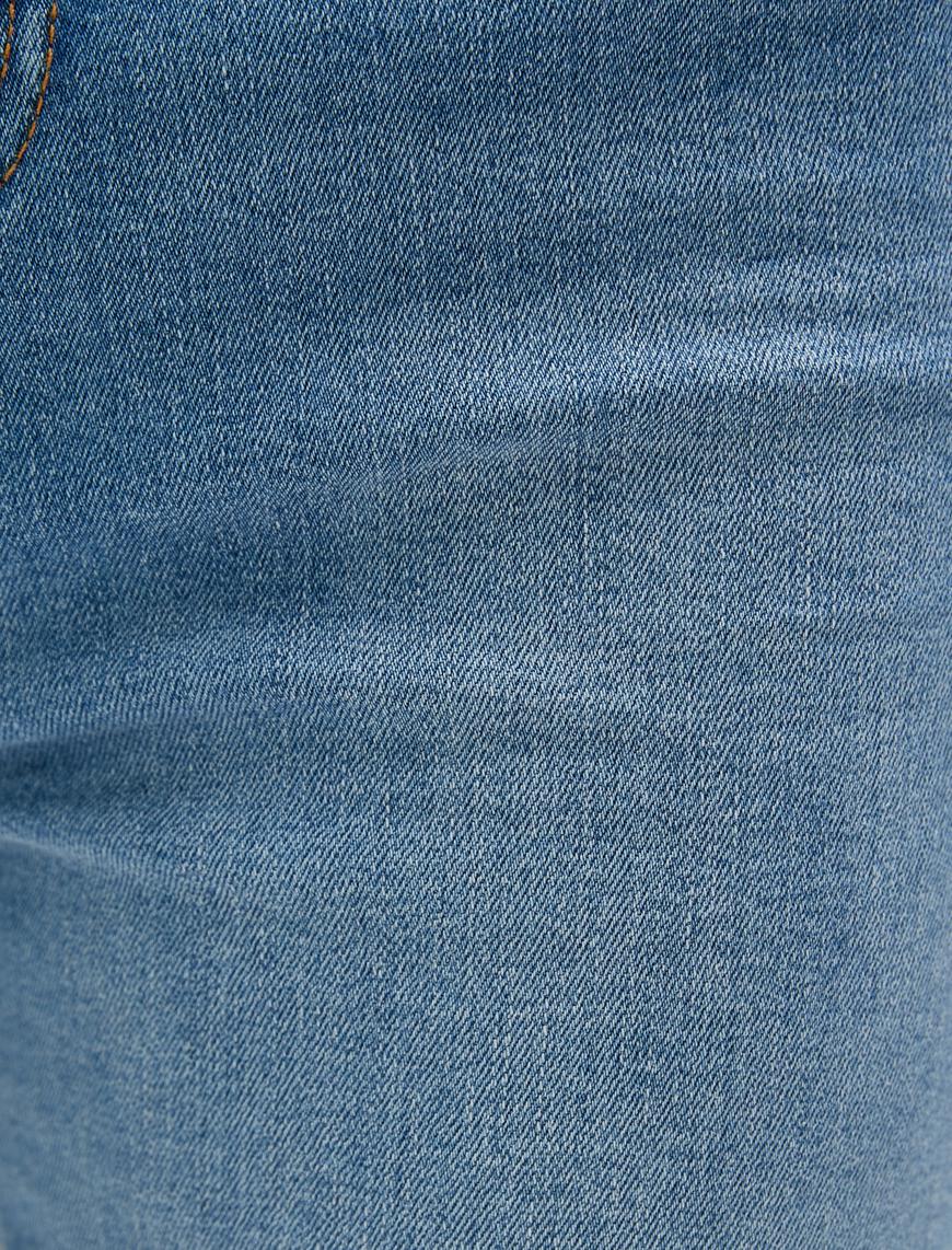  İspanyol Paça Kot Pantolon Dar Kesim - Victoria Jeans