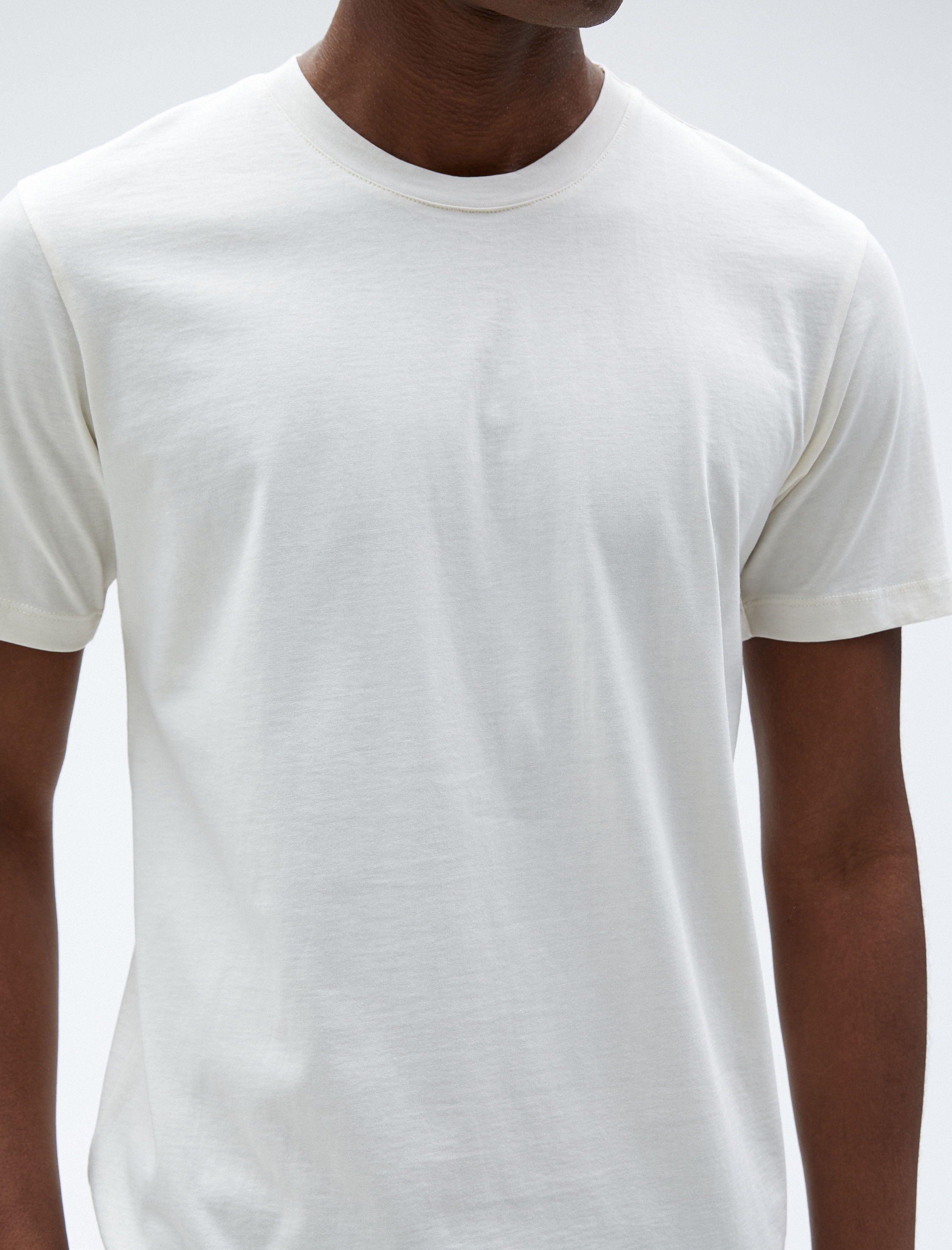   Basic Tişört Bisiklet Yaka Kısa Kollu Dar Kesim