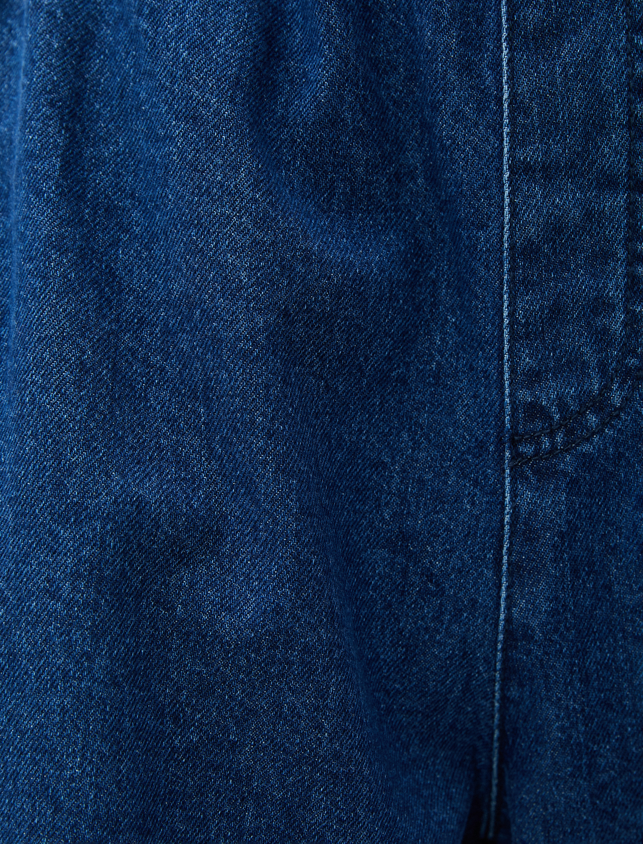 Koton Kot Paraşüt Pantolon Cep Detaylı Beli ve Paçası Stoperli Pamuklu. 6