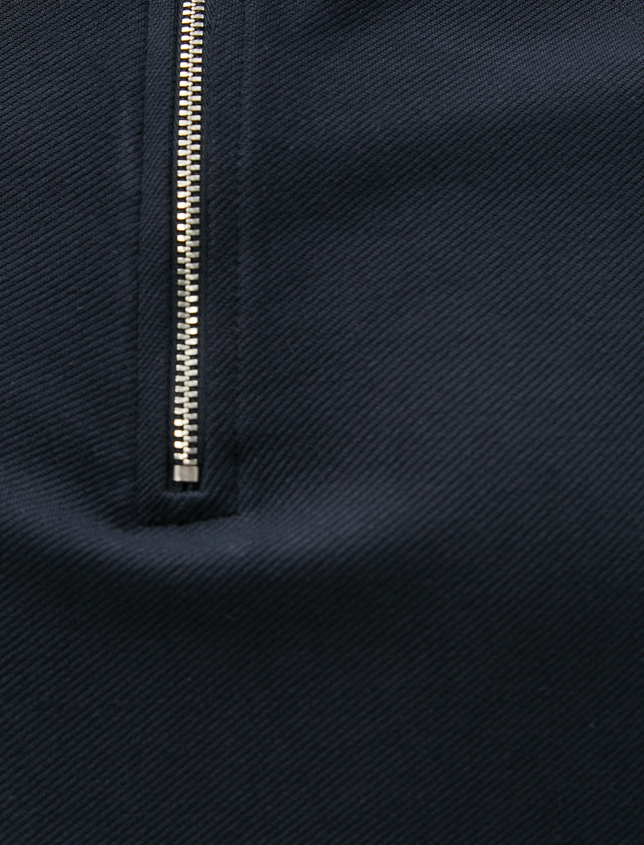 Koton Crop Sweatshirt Yarım Fermuarlı Modal Karışımlı. 6