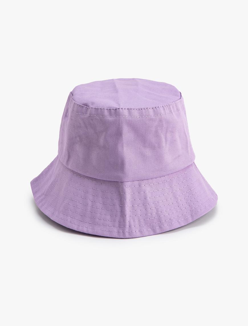  Kadın Bucket Şapka Pamuklu Basic