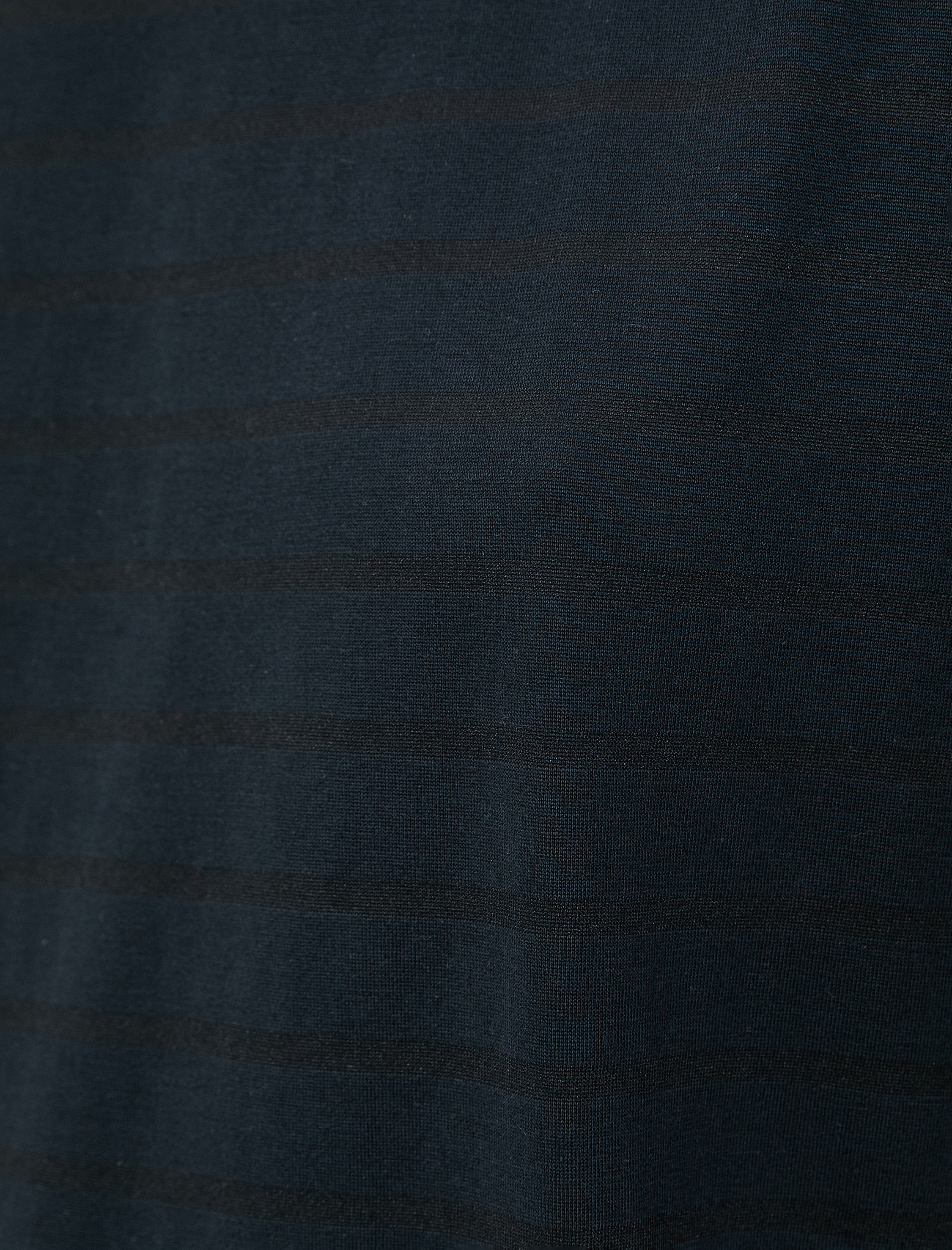   Oversize Çizgili Spor Tişört Modal Karışımlı