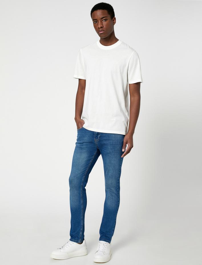  Skinny Fit Kot Pantolon - Michael Jean