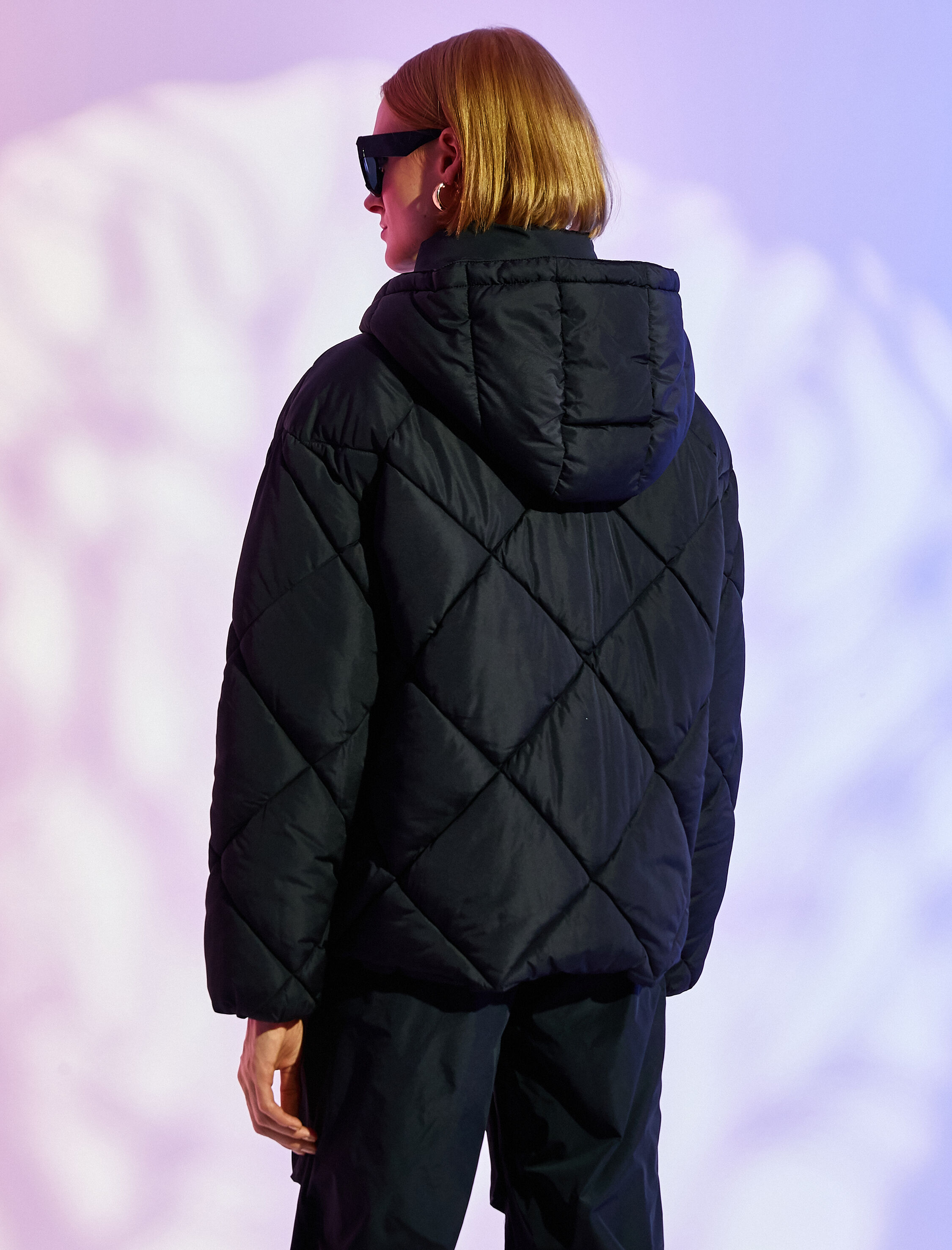   Oversize Anorak Kapüşonlu Cepli