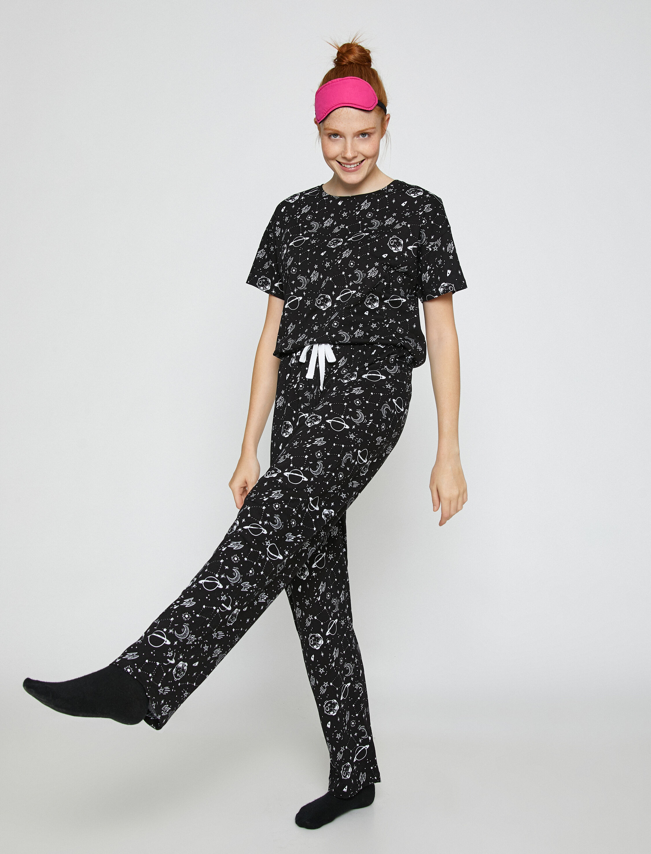   Baskılı Pijama Takımı