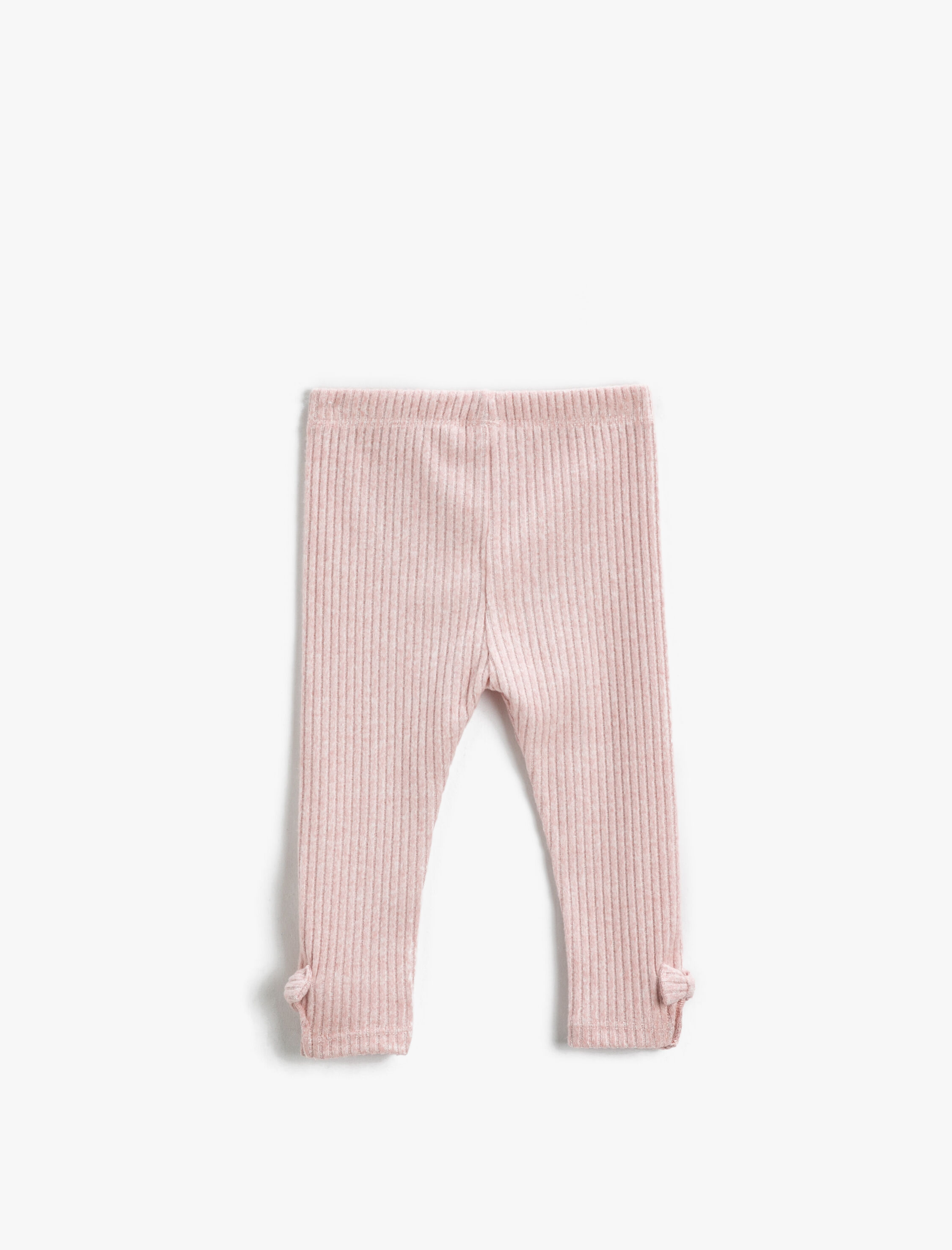  Kız Bebek Basic Ribanalı Tayt Fiyonk Detaylı