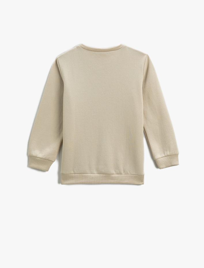 Erkek Çocuk Kaplan Baskılı Sweatshirt