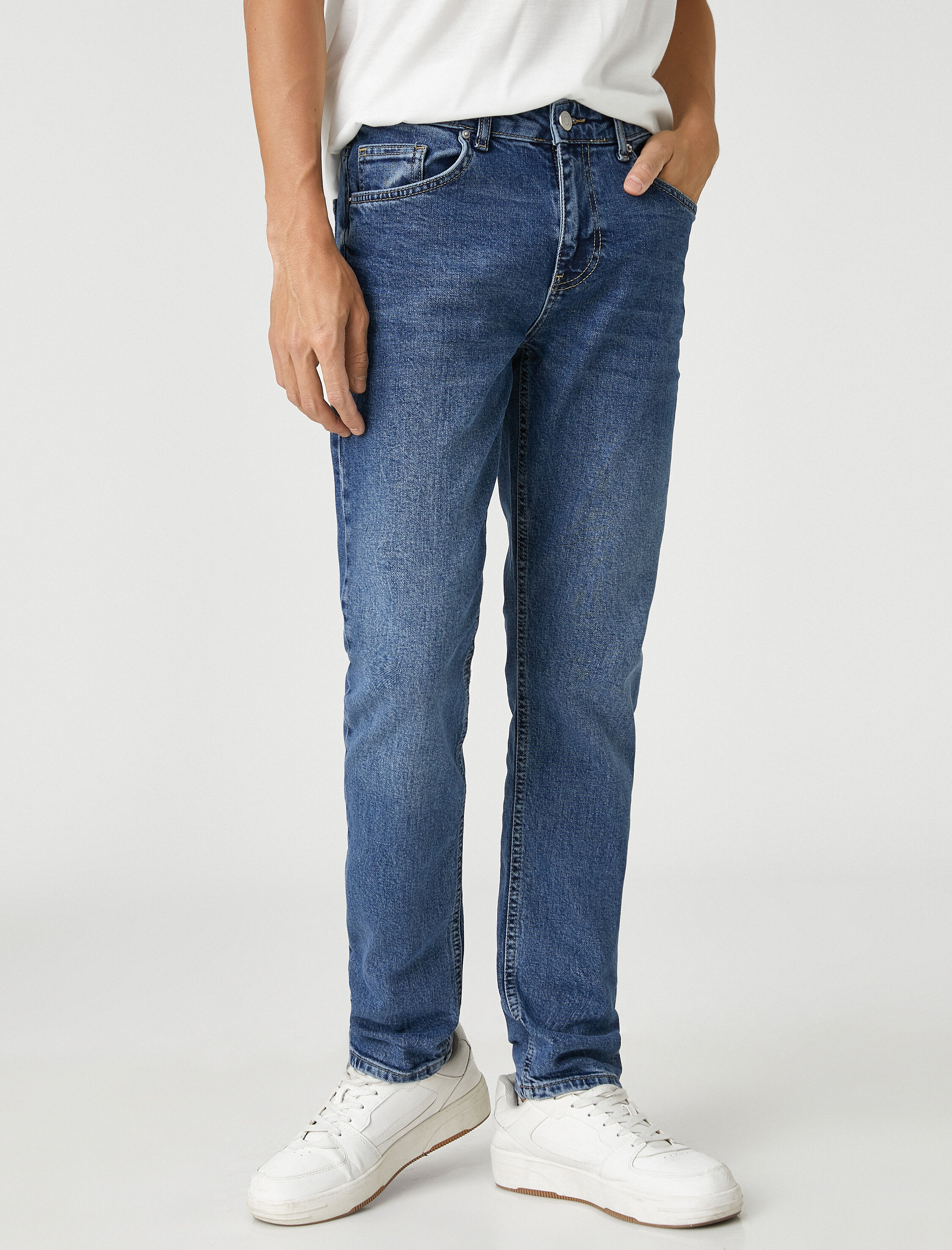 Slim Fit Kot Pantolon - Brad Jean