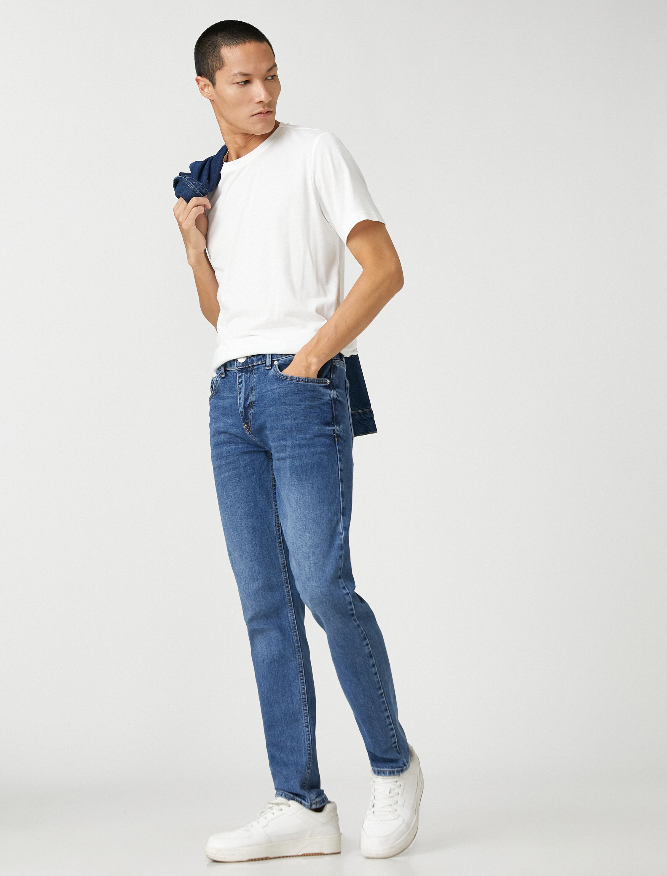 Slim Fit Kot Pantolon - Brad Jean