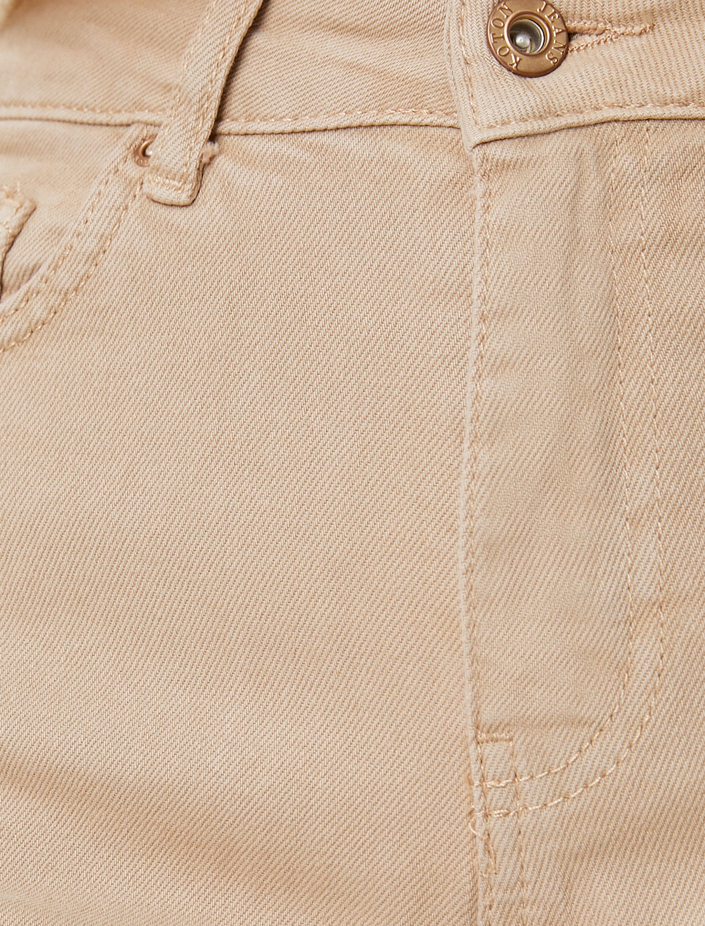   İspanyol Crop Paça Bootcut Jean Pantolon Dar Kesim - Kick Flare Jean